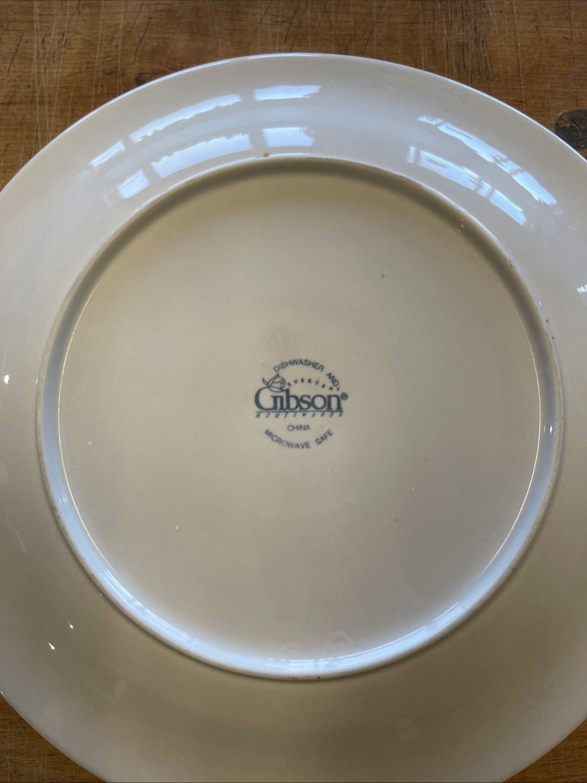 Gibson IMPERIAL BRAID WHITE Dinner Plate 10 5/8 in 1 ea 2 available