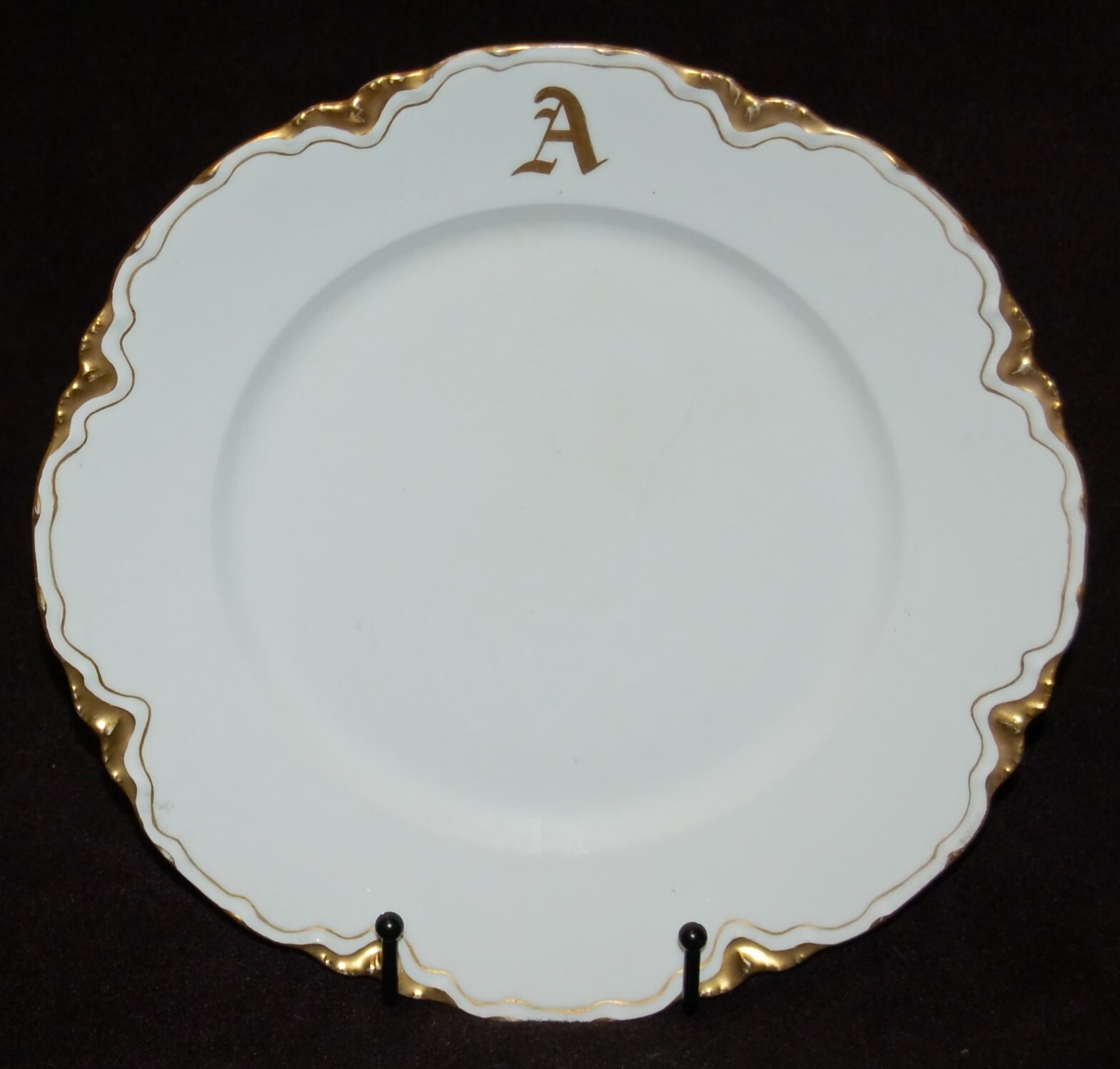 ANTIQUE Porcelain Large Plate LIMOGES Haviland Made in France 1905 Art Nouveau