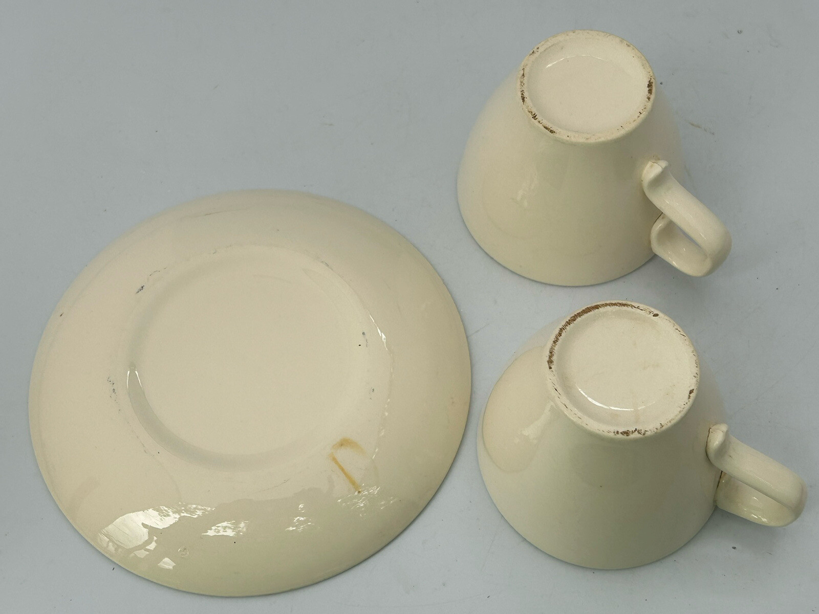Taylor Smith & Taylor Ever Yours Boutonniere 2 Tea Coffee Cups & 1 Saucer