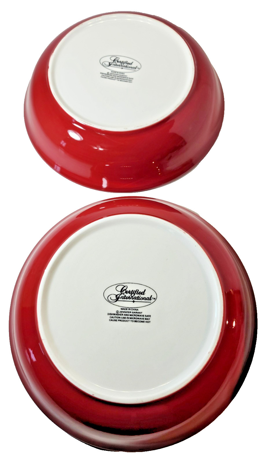 Certified International Buon Appetito Pasta Bowls Lot of 4