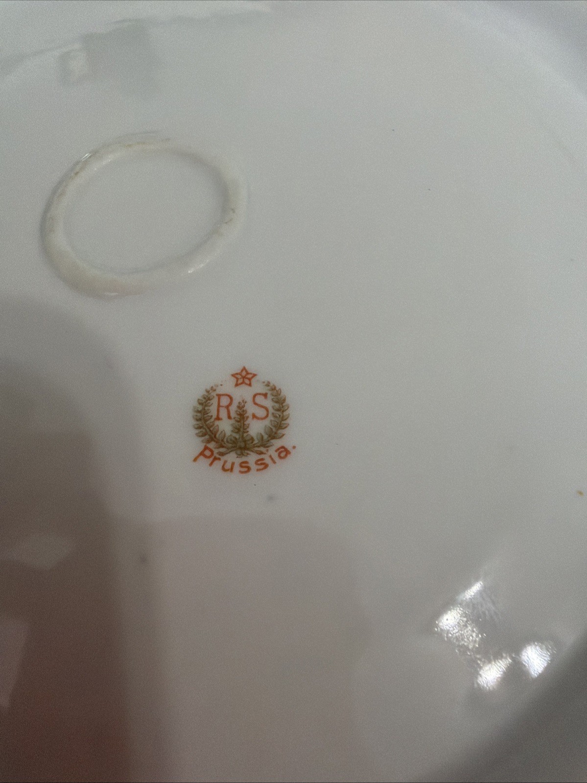 Antique RS Prussia RED MARK Handled Cake Plate – Pink Cabbage Roses Gold Gilt