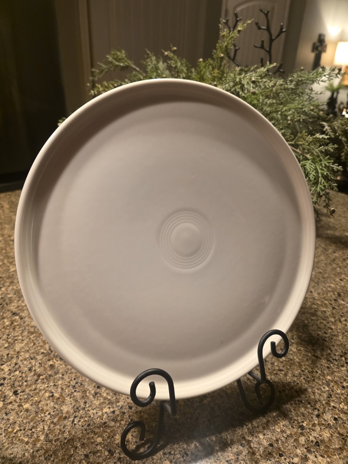 Homer Laughlin Fiesta Baking and Serving Platter Plate 12 Inch Ivory
