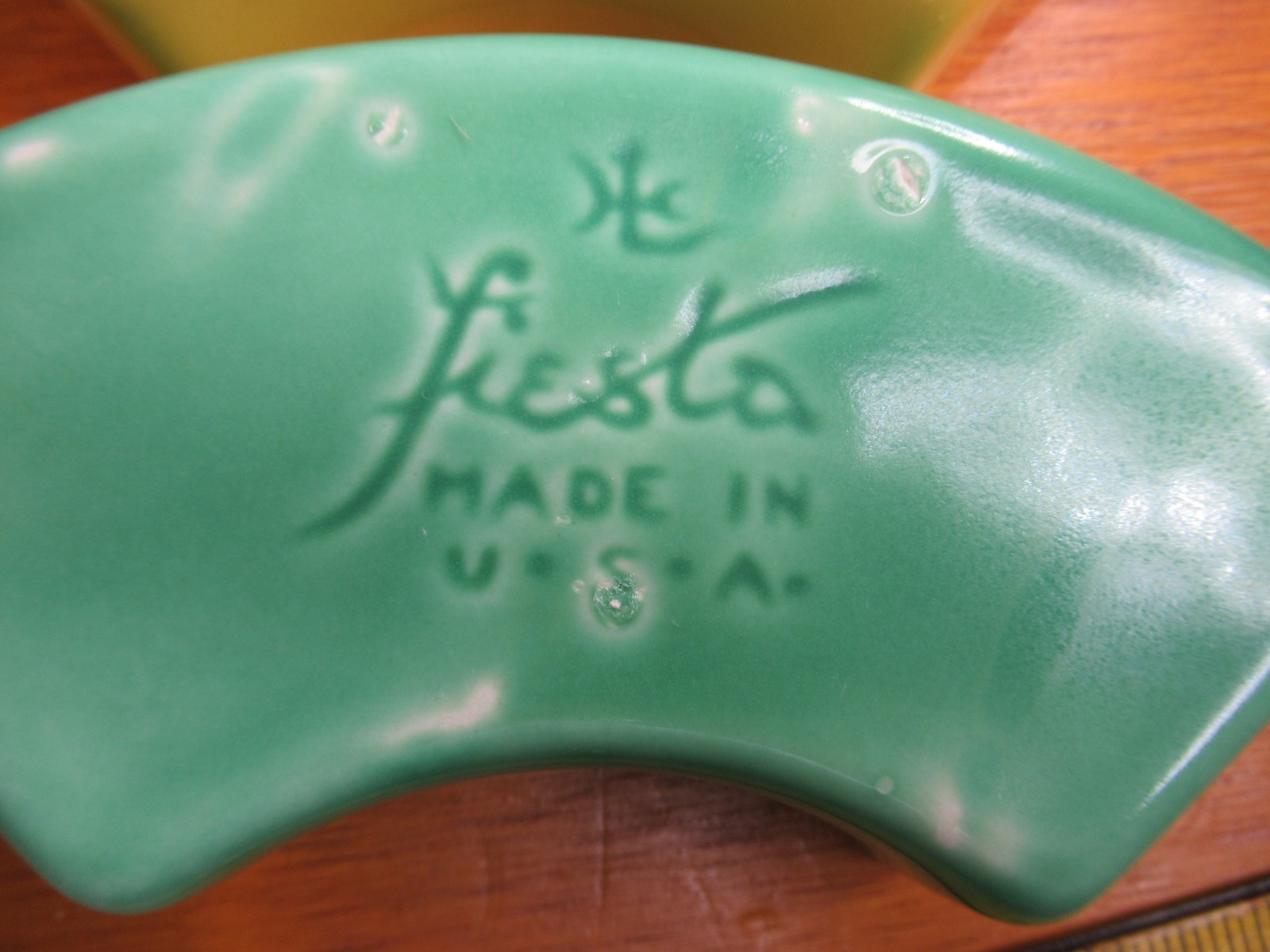 Vtg 1936-1946 Fiesta Ware original 10.5″ RELISH TRAY Fiesta Homer Laughlin
