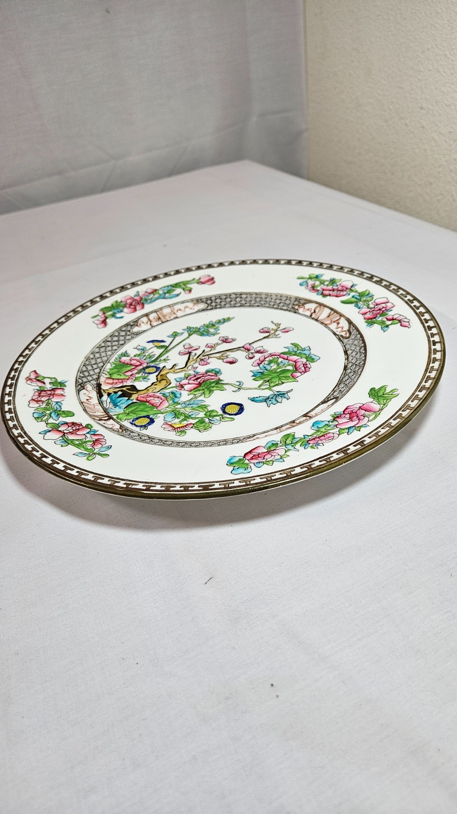 Antique Coalport “Indian Tree” 10.25 inch dinner plate