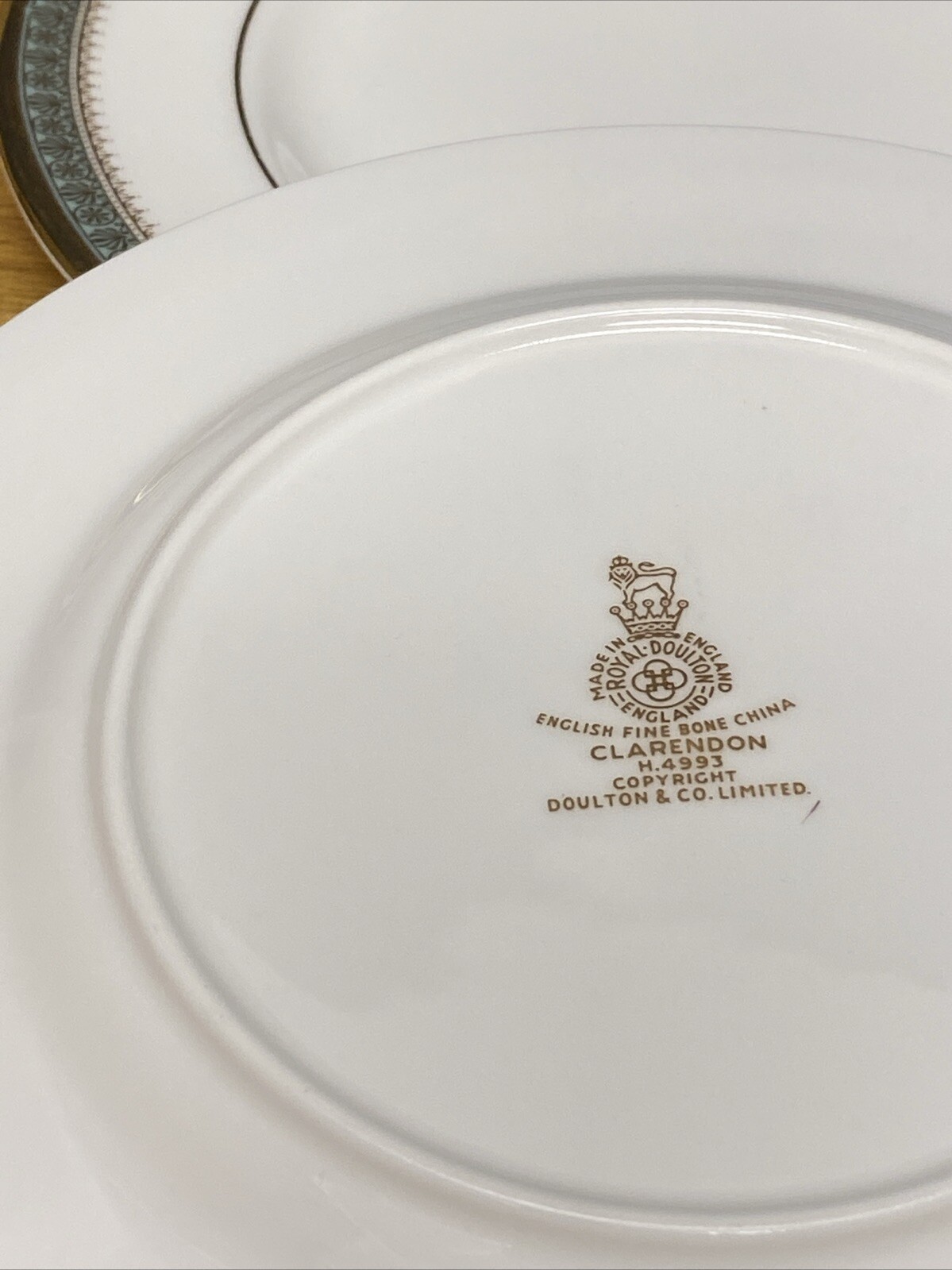 8 Royal Doulton England Clarendon 6 1/2” Bread Plates