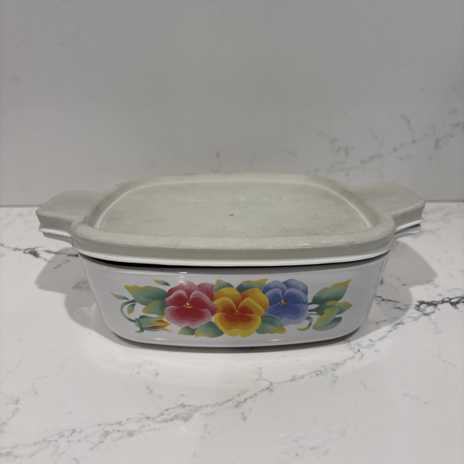 Corning Summer Blush A-1-PC with Snap On Lid