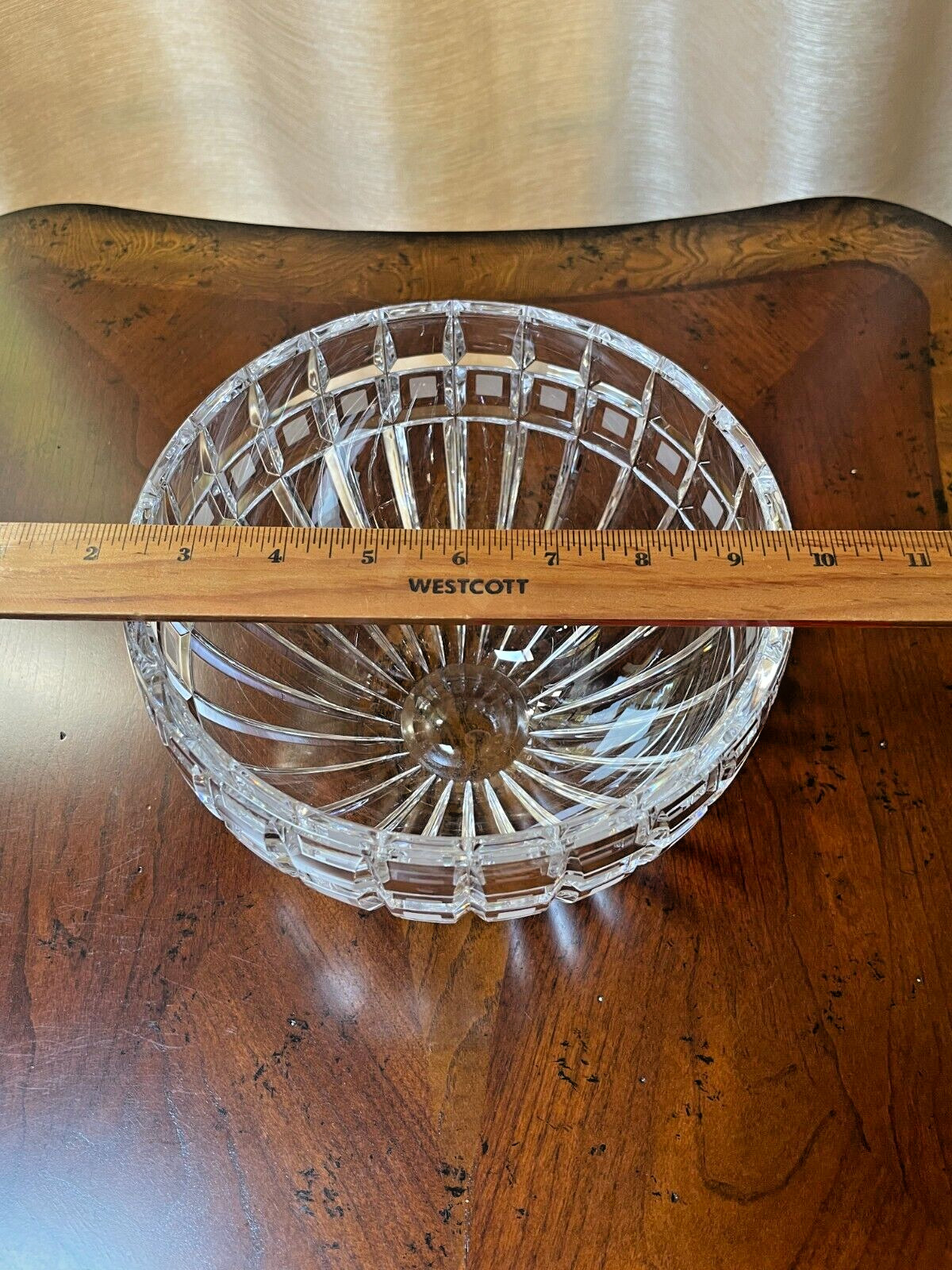 Marquis by Waterford Crystal Quadrata 7.5 in Bowl Centerpiece