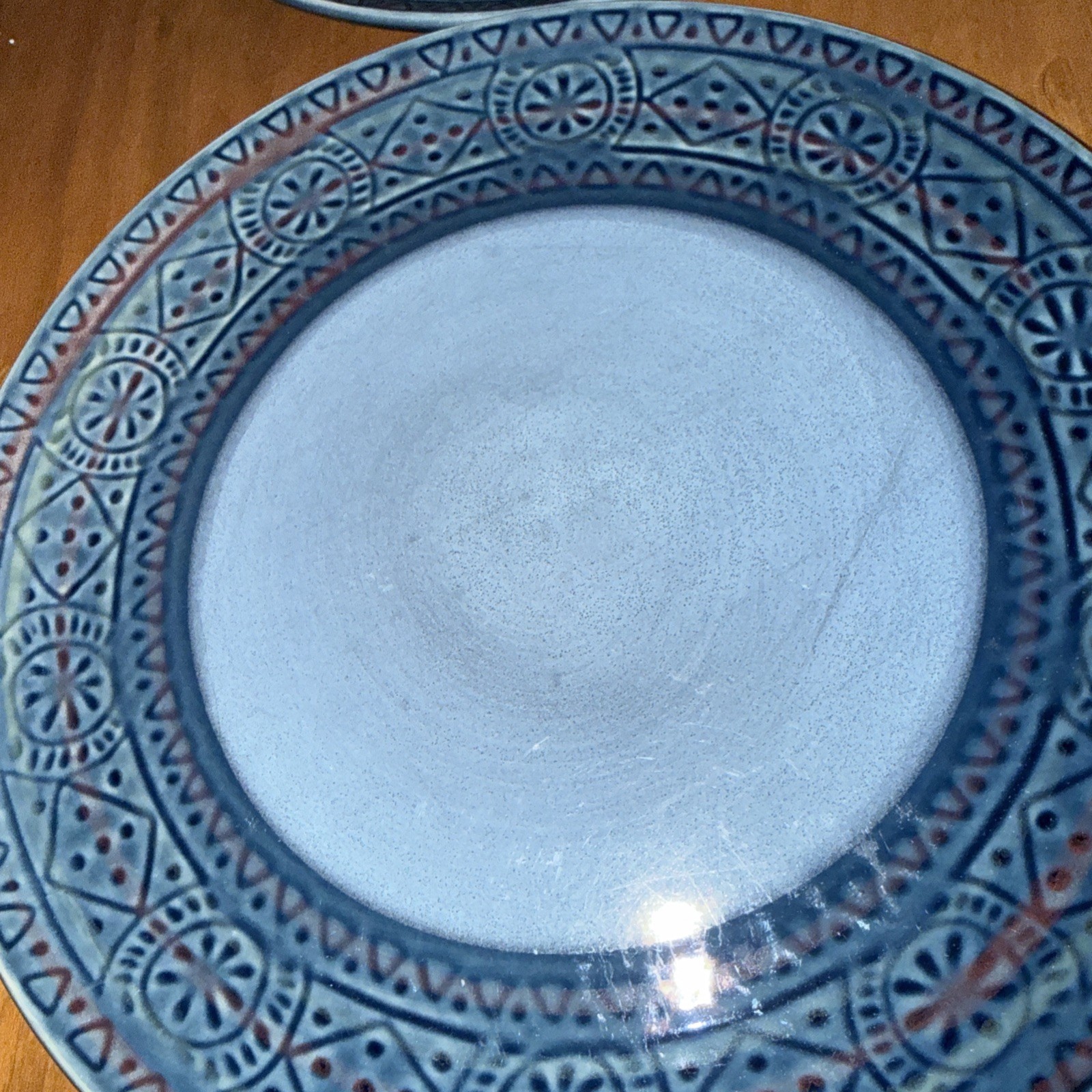 Threshold Kingfield Stoneware Dinner Plates 10.6in Discontinued Set of 4 Target