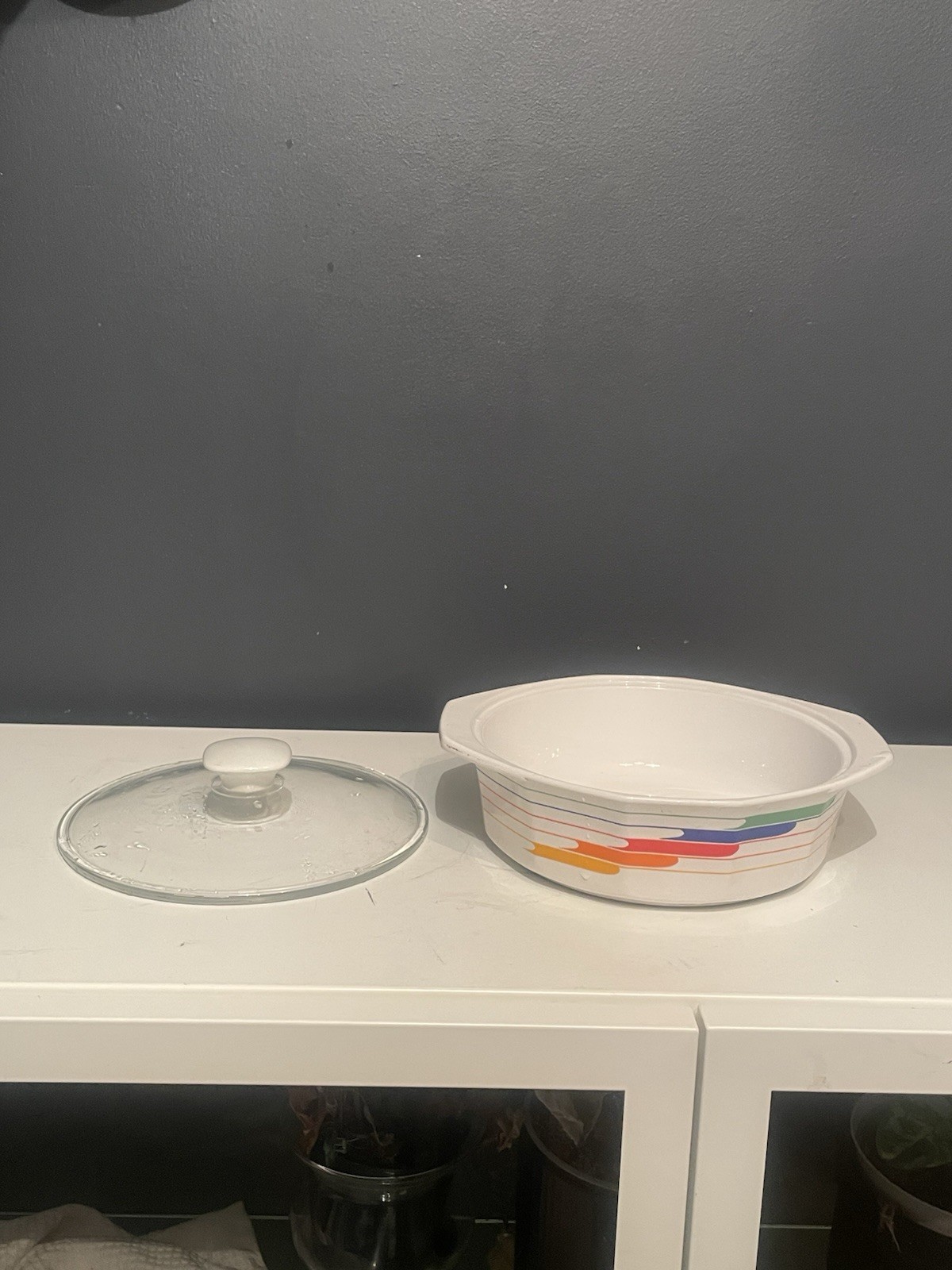 Studio Nova Fire & Ice Covered Casserole with Lid Hi Fi Vtg/Retro 70’s/80’s