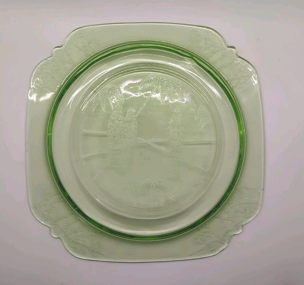 Depression Uranium Mixed Piece Glass Lot, 6 Pieces, UV Glow, VINTAGE