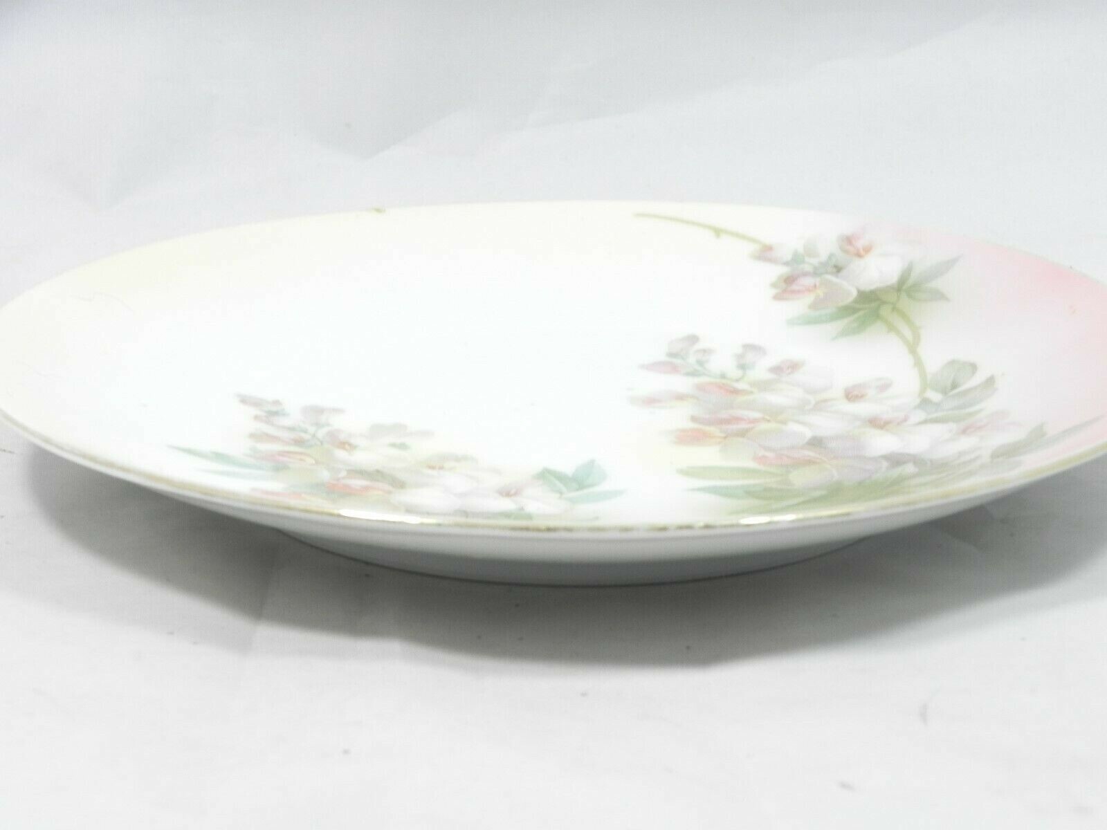 RS GERMANY – PORCELAIN – PLATE – FLORAL – BONE CHINA