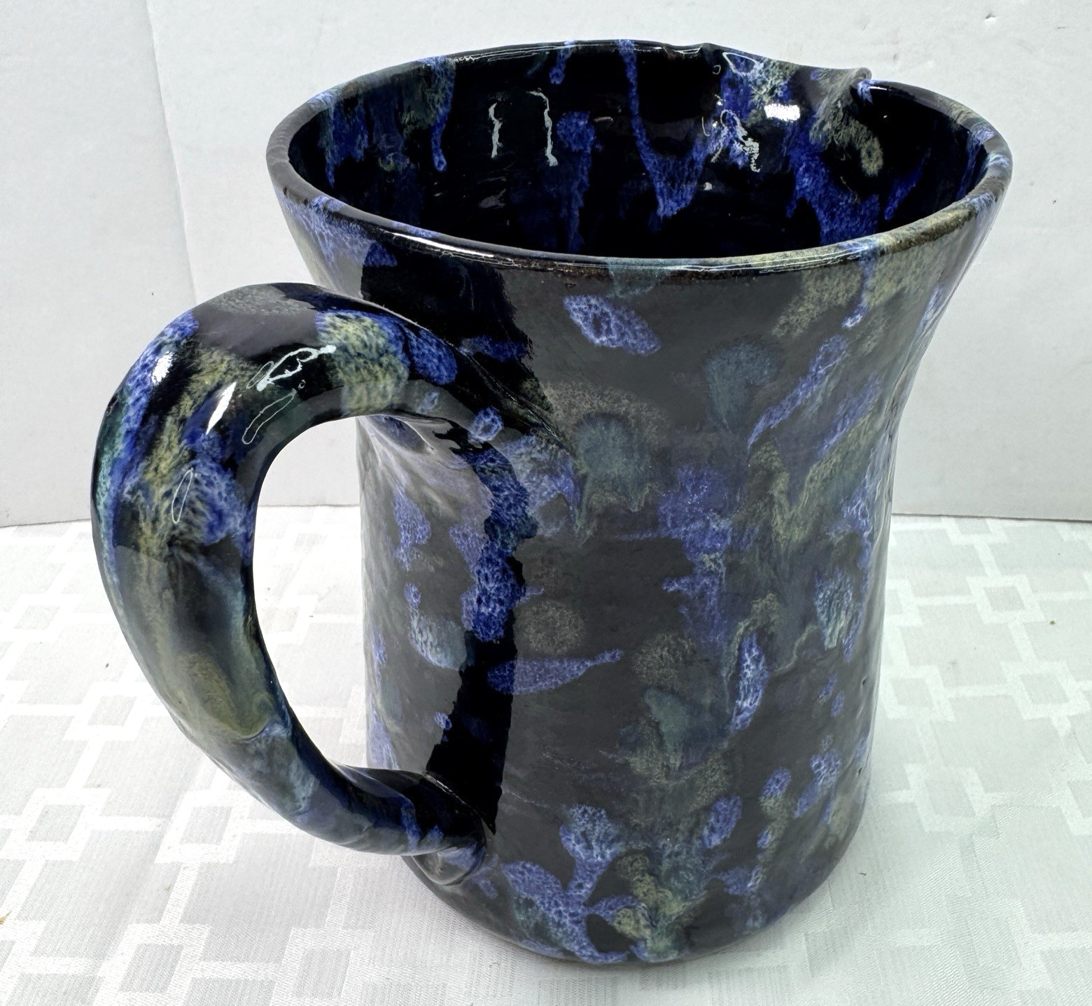 Vintage Cole Pottery Pitcher Kenneth George Sanford North Carolina Art Pottery