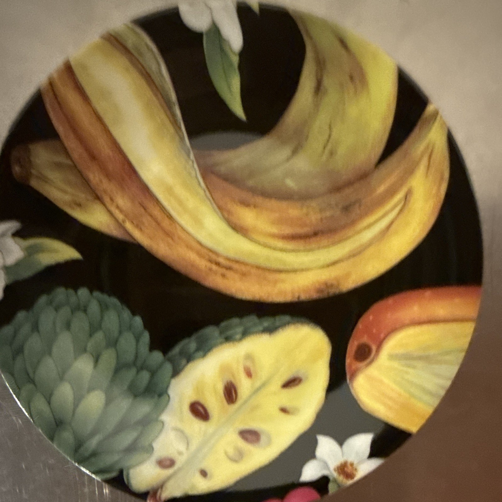 Philippe Deshoulieres Limoges France Porcelain Fruit & Cheese Salad Plates 6