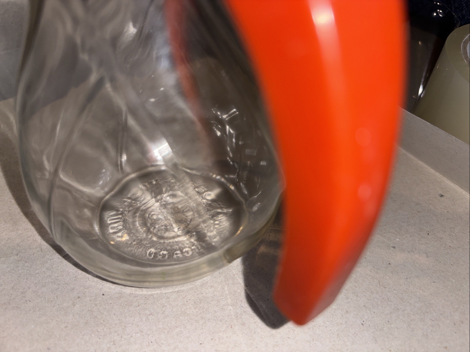 Syrup Dispenser Pitcher Federal Tool Corporation Chicago Red Handle Retro (O)