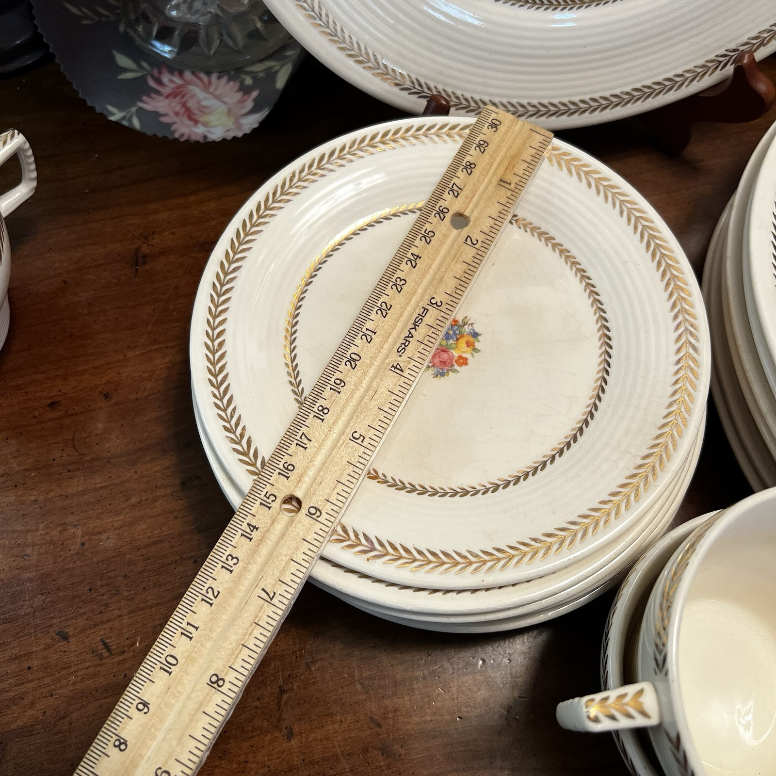 Vintage Triumph American Limoges Golden Princess Dinnerware 22 K Gold