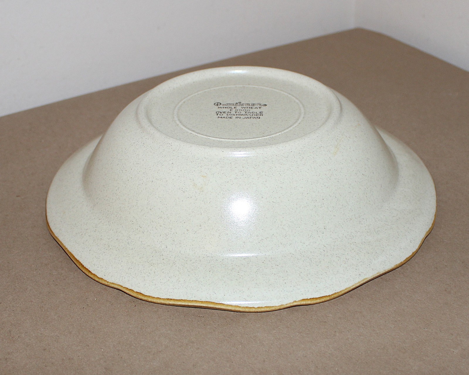 Mikasa Whole Wheat E800 Stoneware Serving Platter 12.5″ & Serving Veg Bowl 9.75″