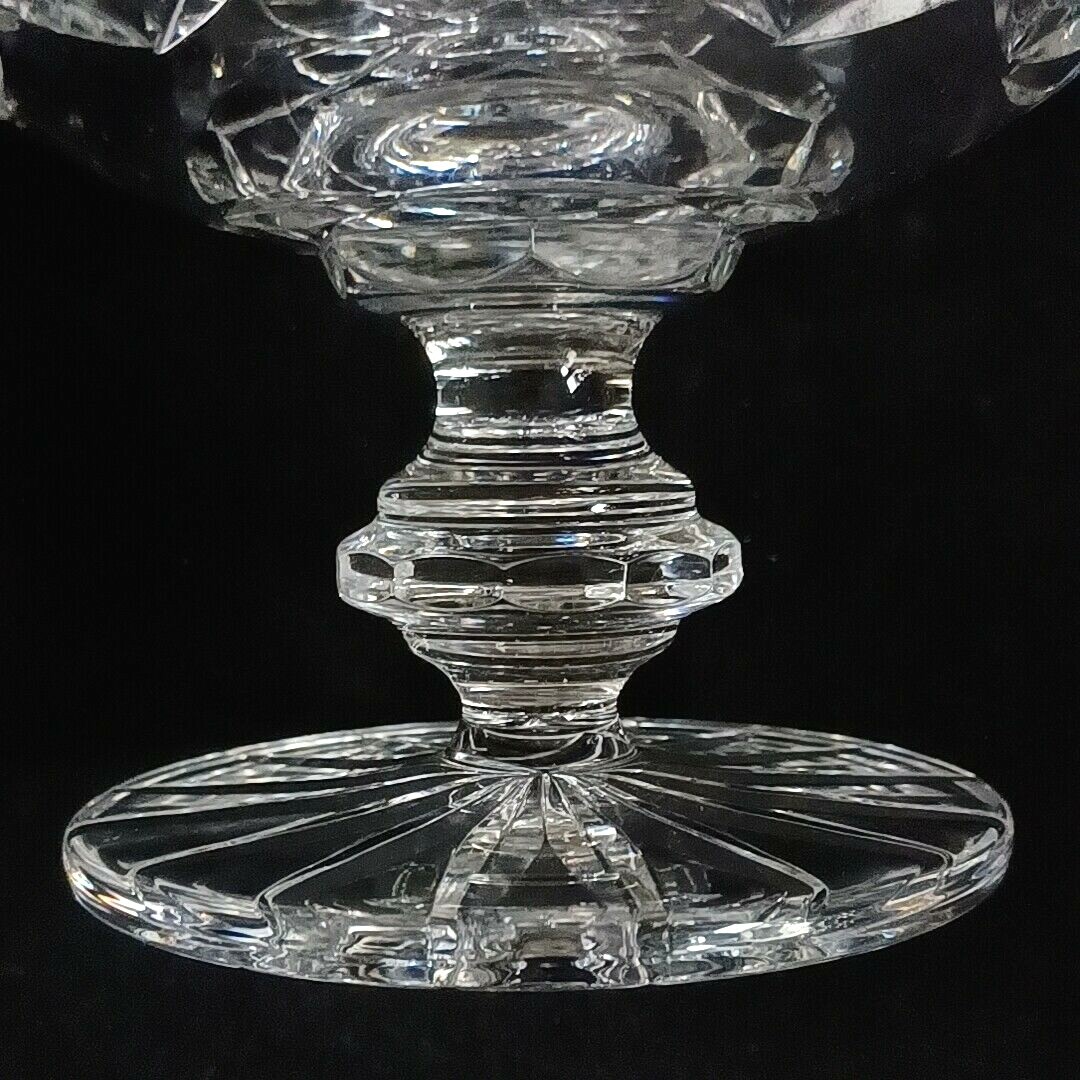 TIPPERARY DOVE HILL CENTERPIECE FOOTED BOWL, Cut Lead Crystal, 6 1/2 “, IRELAND