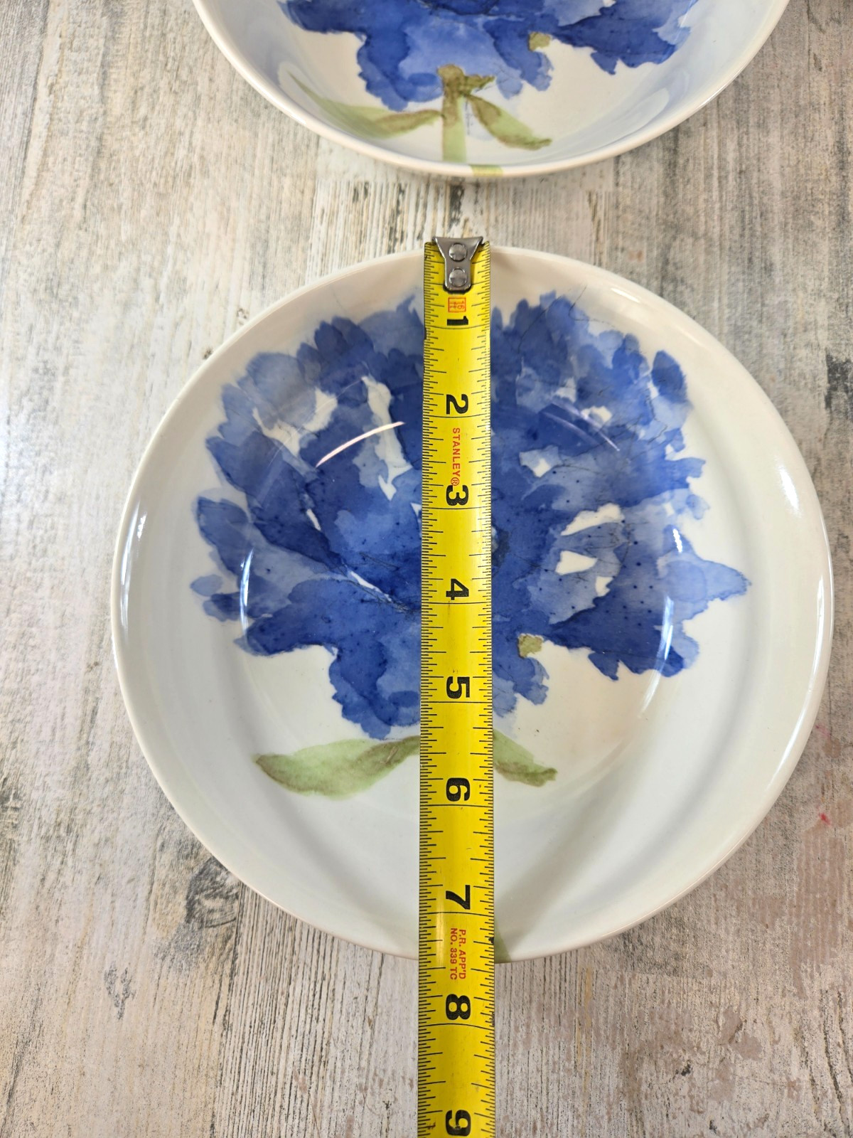 Royal Stafford Blue Poppy Soup Bowls set of 2 England