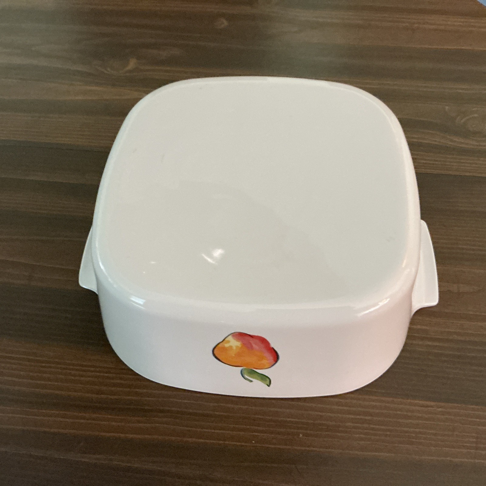Rare and Vintage Corning Ware A-5-B 5 Qt Casserole Fruit Basket Apple with Lid