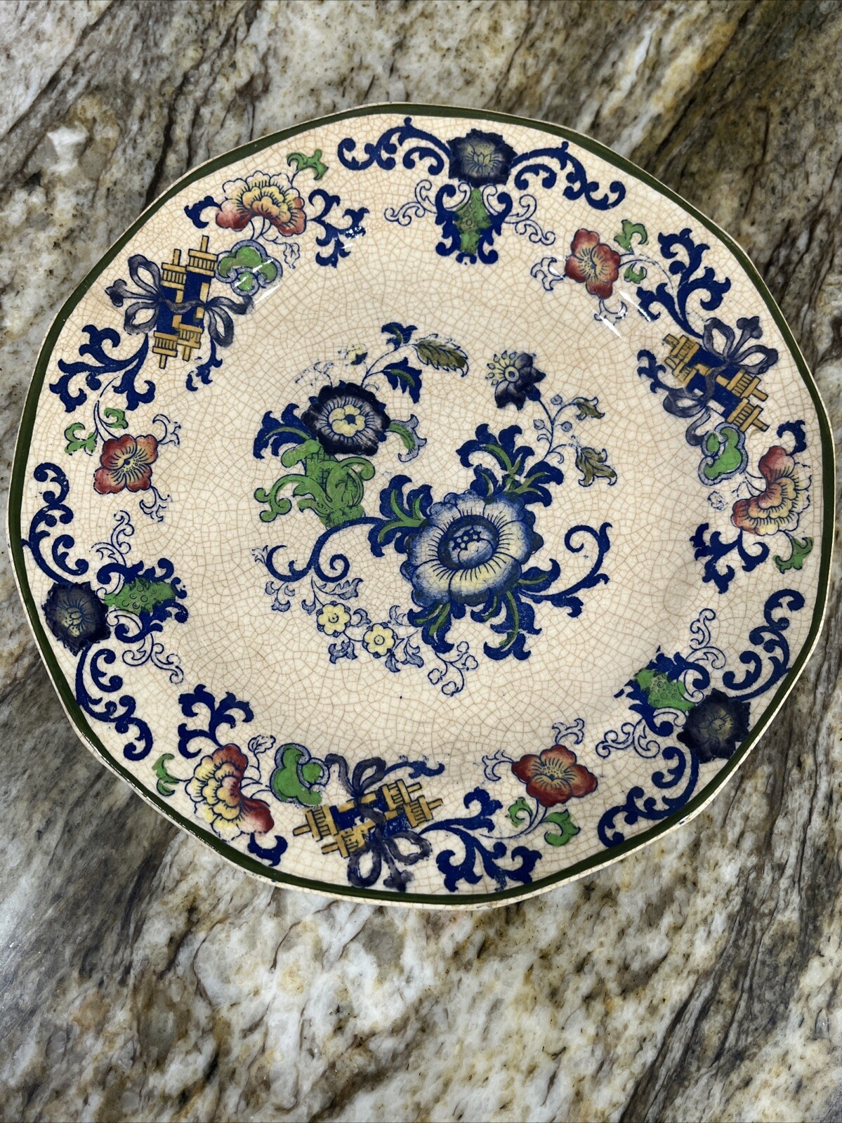 Antique Vtg Doulton of Burslem Salad Plate NANKIN 7 3/8″ circa 1912