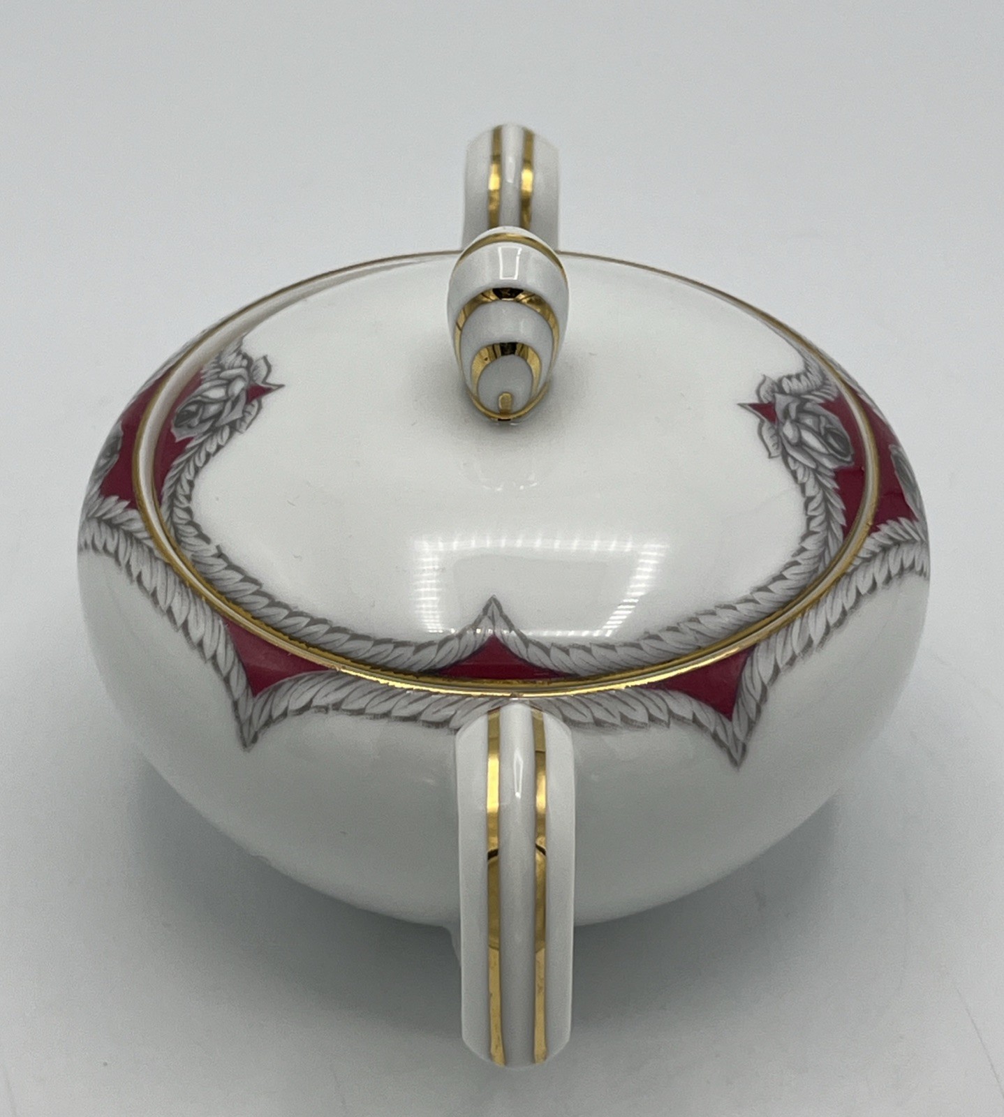 Narumi Victory Rose Sugar Bowl Lid Fine China Made in Japan Discontinued