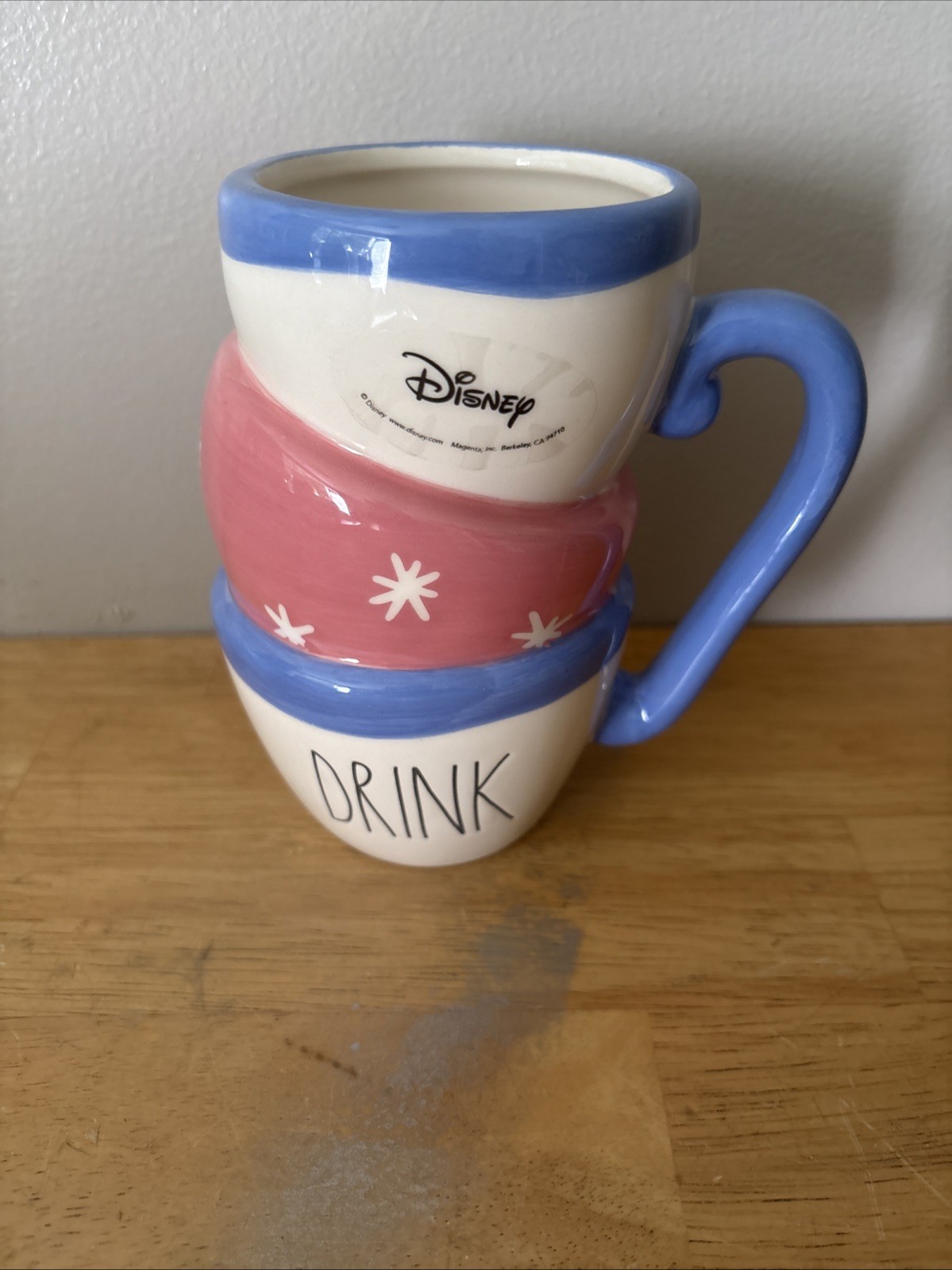 Rae Dunn Disney Alice In Wonderland Mug DRINK NWT