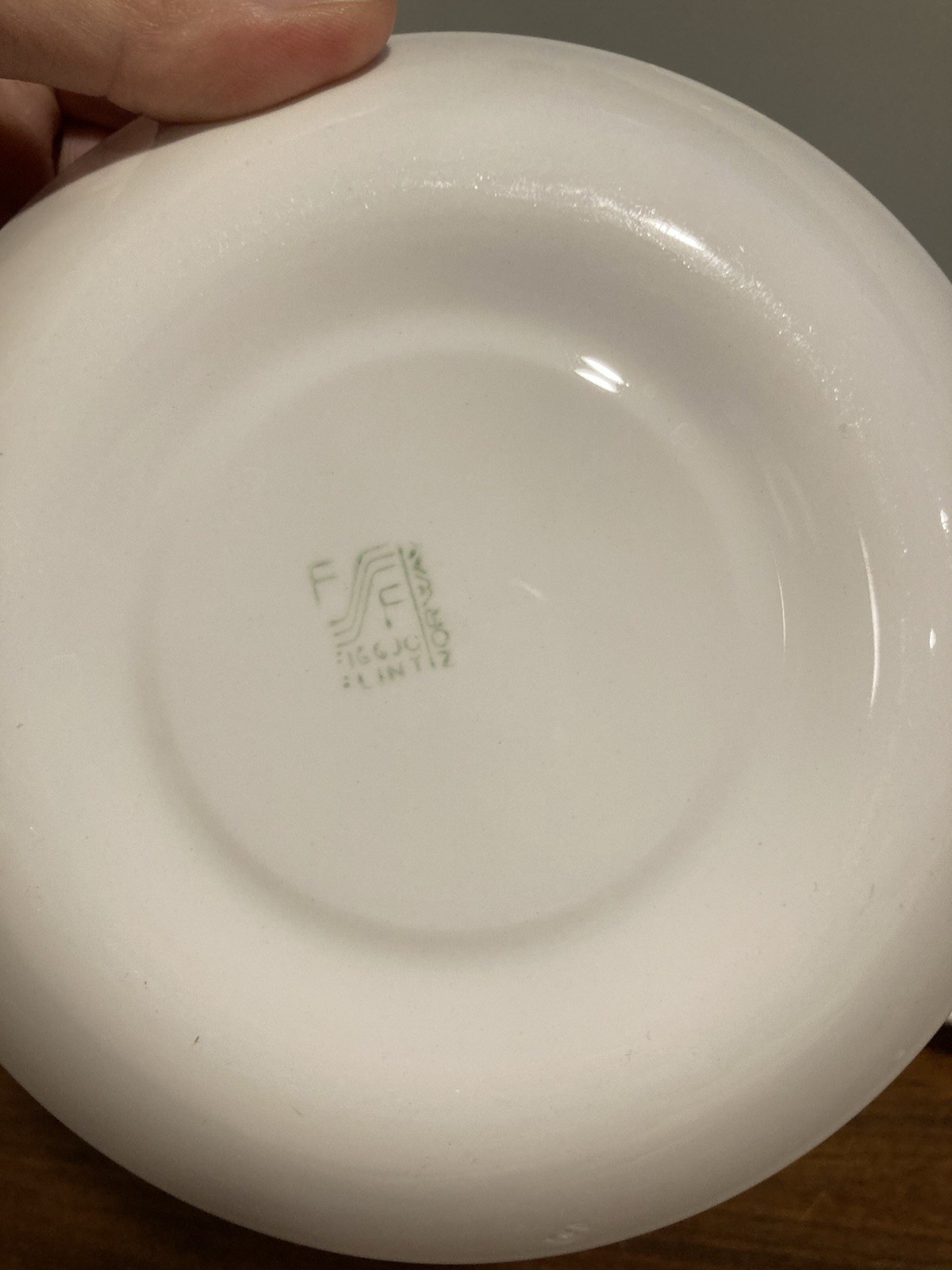 Vtg Figgjo Flint Lotte Pattern Tea Cup and Saucer Norway by Turi Set Of 2