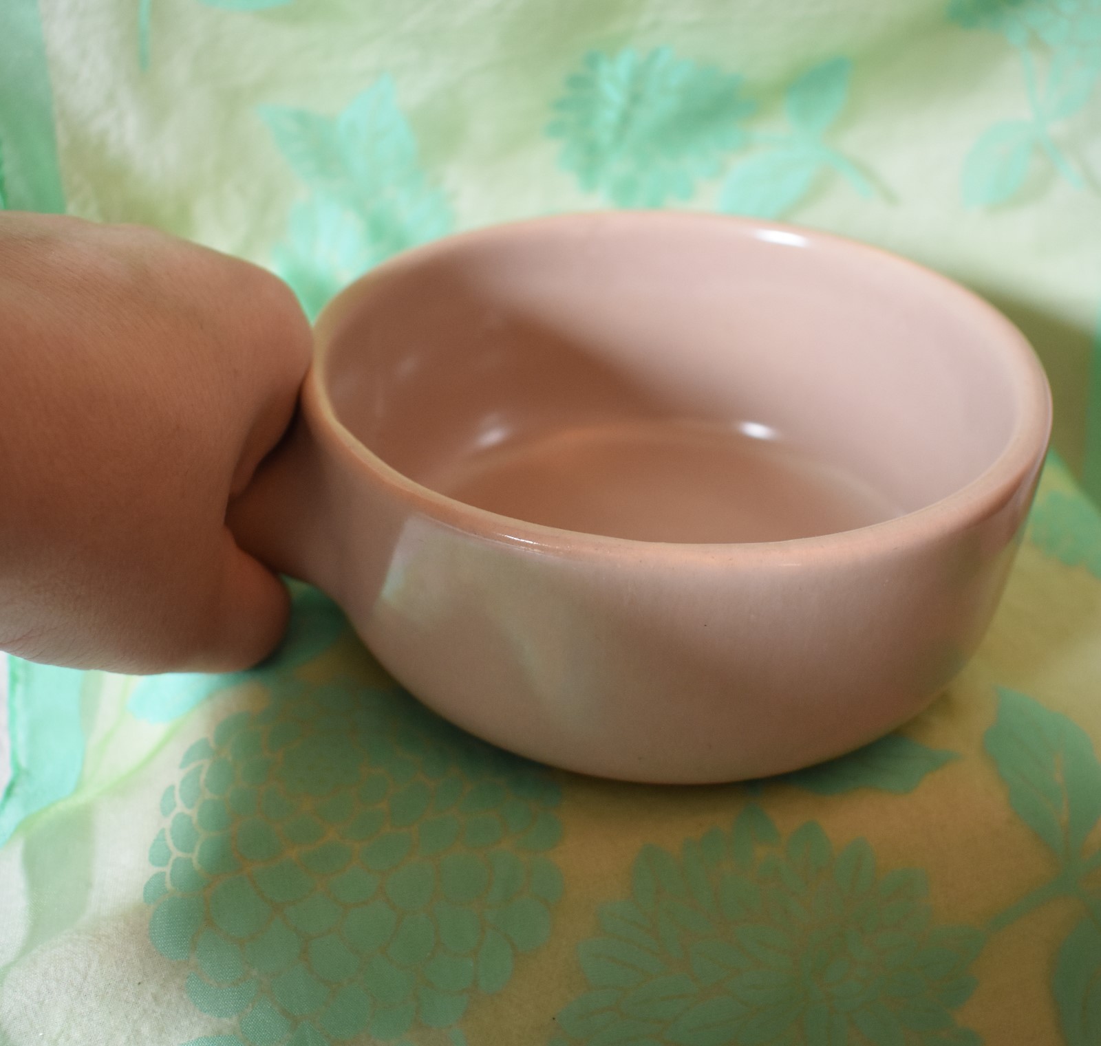 PINK Pottery BOWL with Handle La Solana Arizona