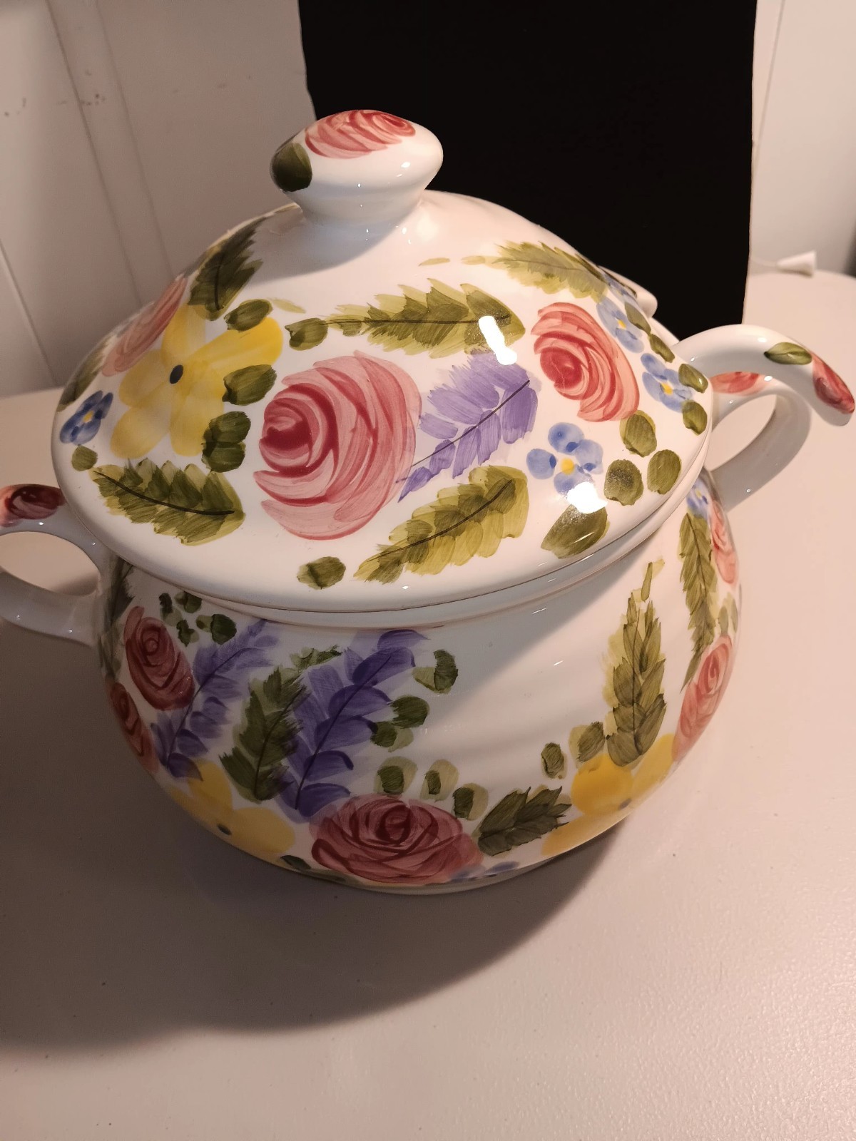 Soup Terrain with Ladel by Jardine Pottery