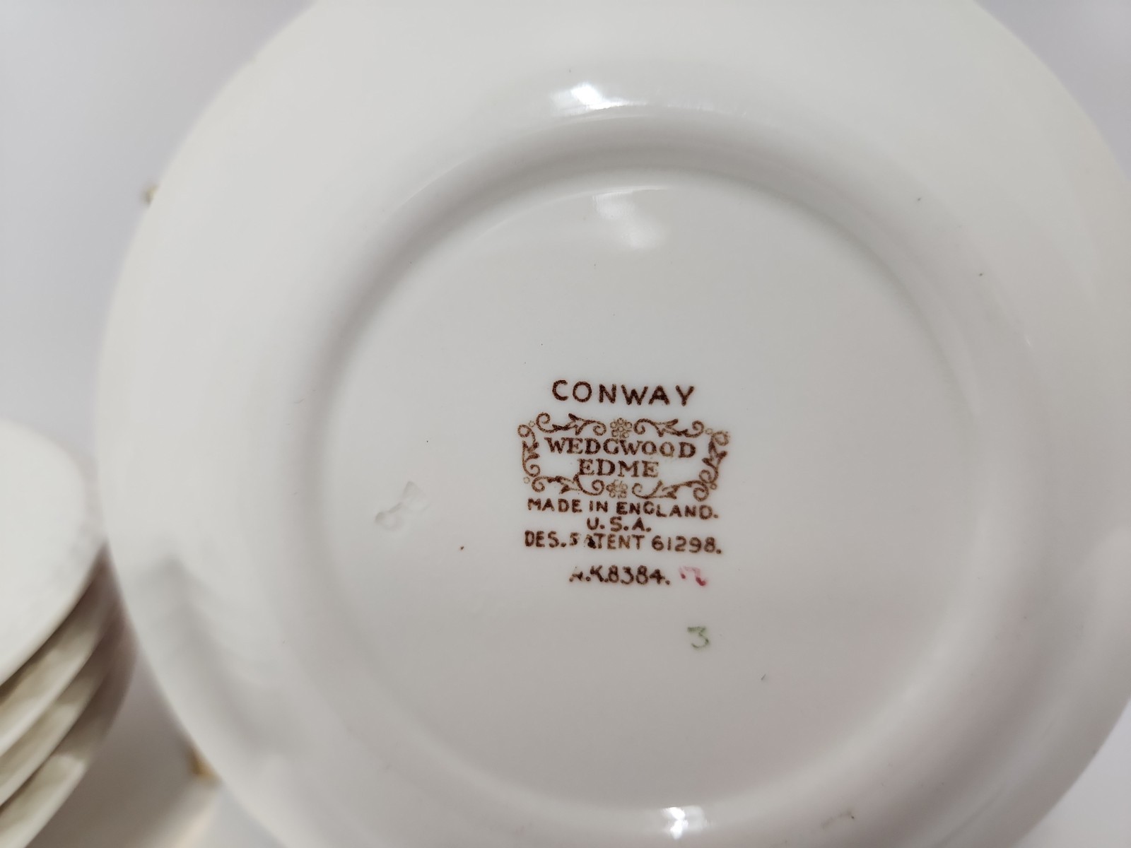 Wedgwood Edme Conway 5 1/4 inch Fruit Dessert Bowls (Lot of 6)