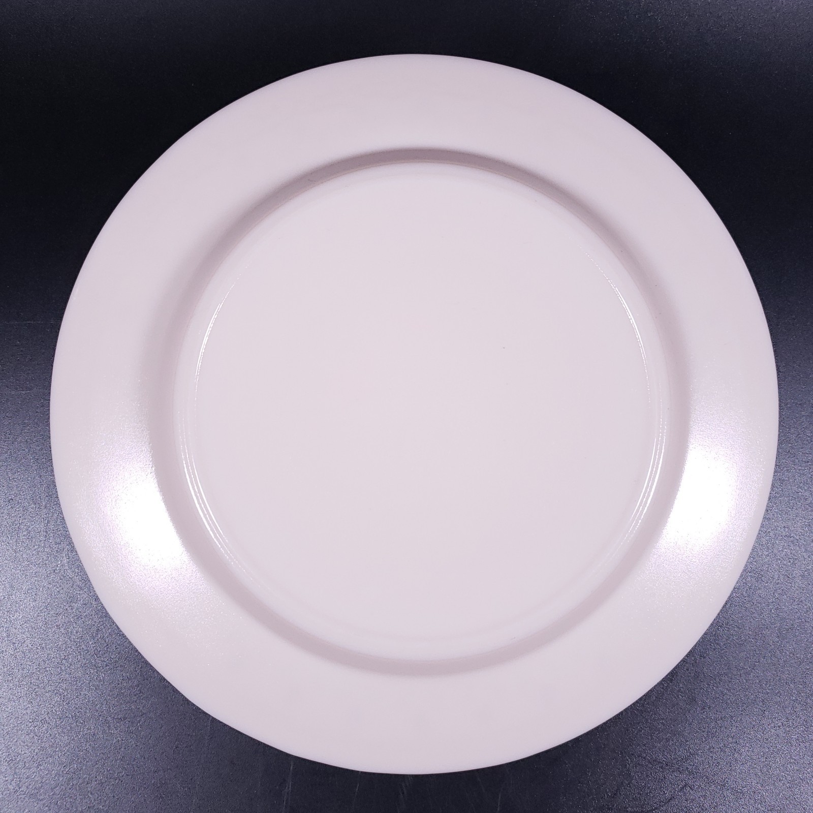 IKEA PARADISISK Off White Shell Pink Floral Tempered Glass SALAD PLATE SET
