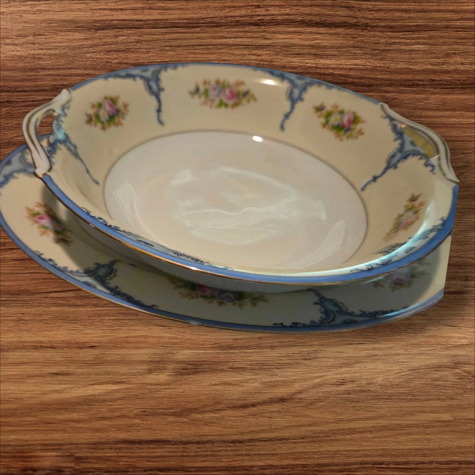 Noritake Hand Painted China Pattern N1518 Several Pieces including Serveware