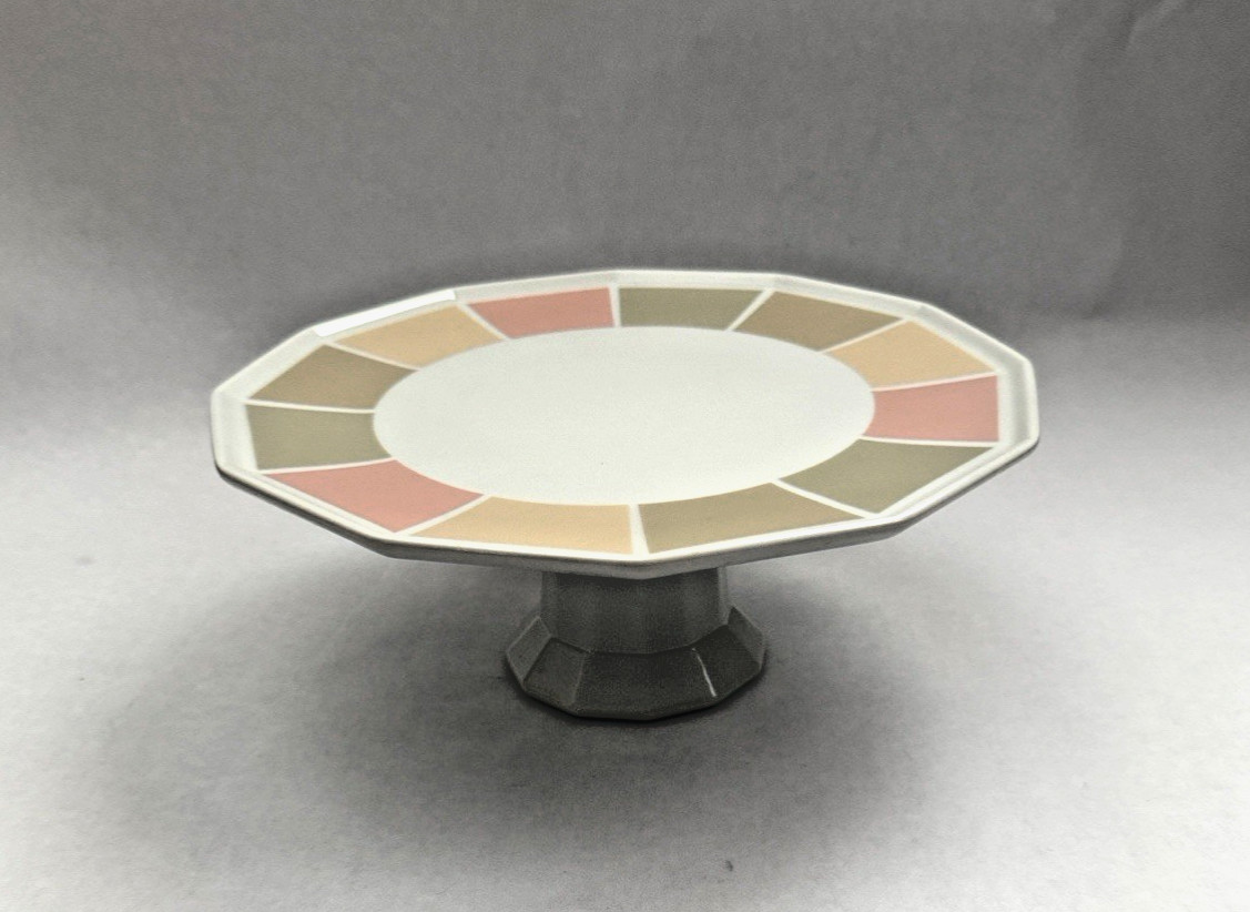 Toscany Beta Fine China Japan 10inch Cake Stand Serving Plate