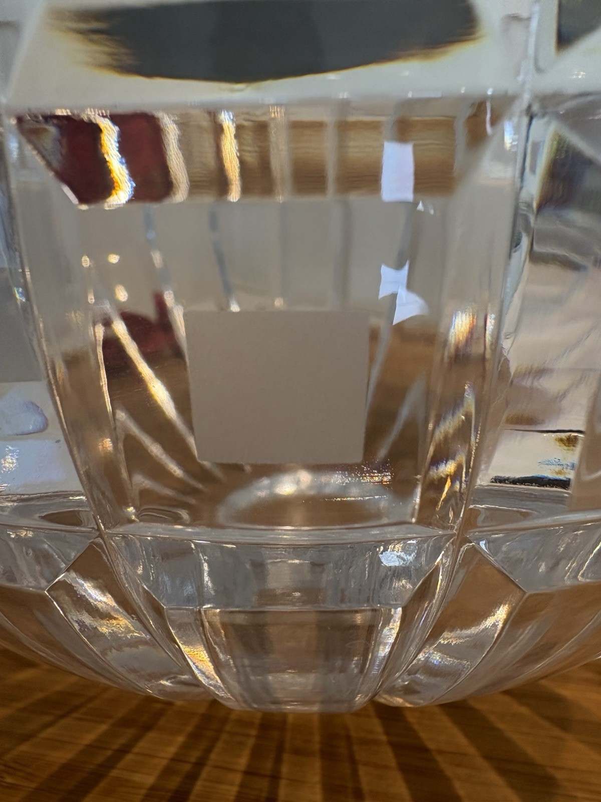 Waterford Marquis Crystal QUADRATA Crystal Bowl 7″ Poland New Soup Fruit Bowl