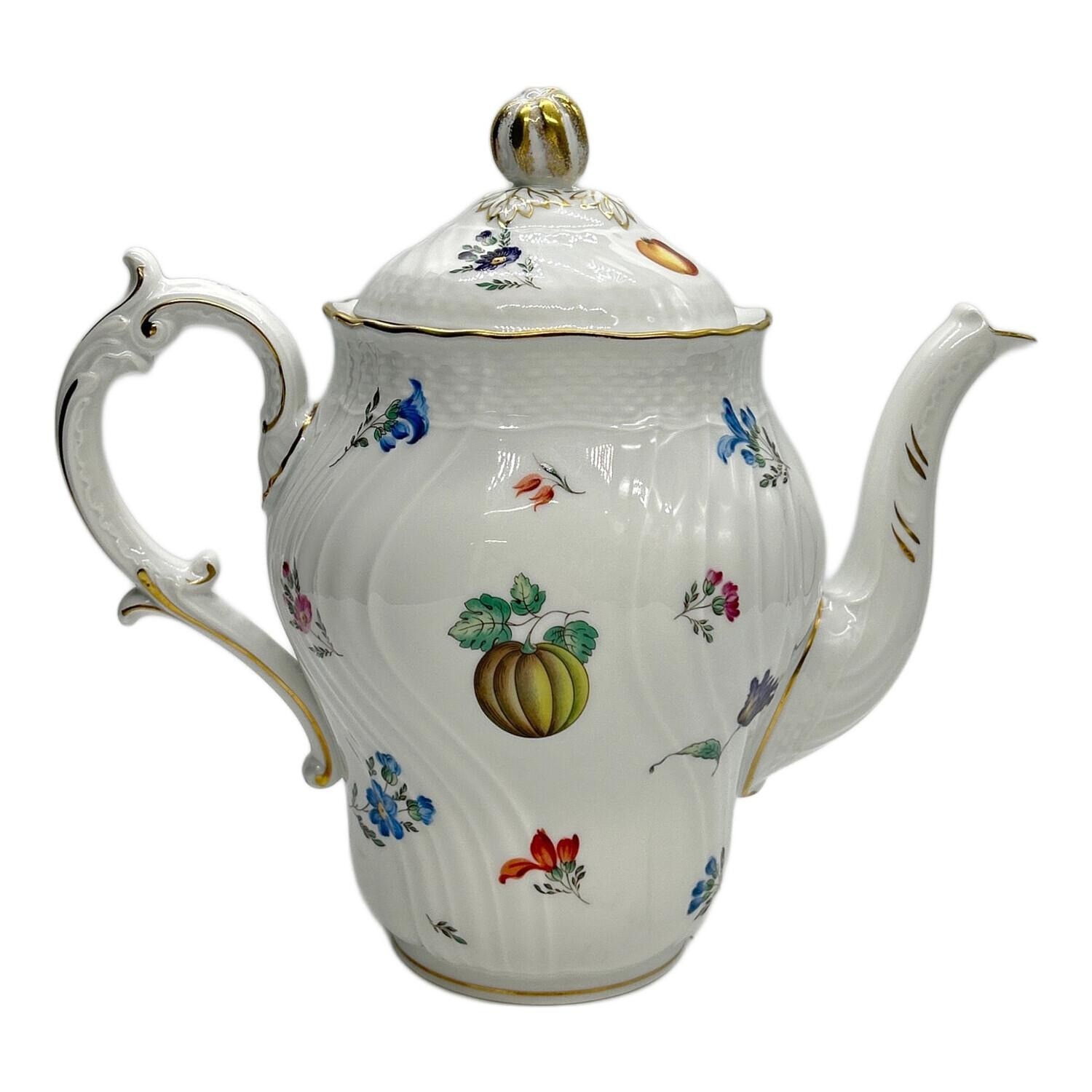 Richard Ginori Perugia Vecchio Fruits Tea pot Used