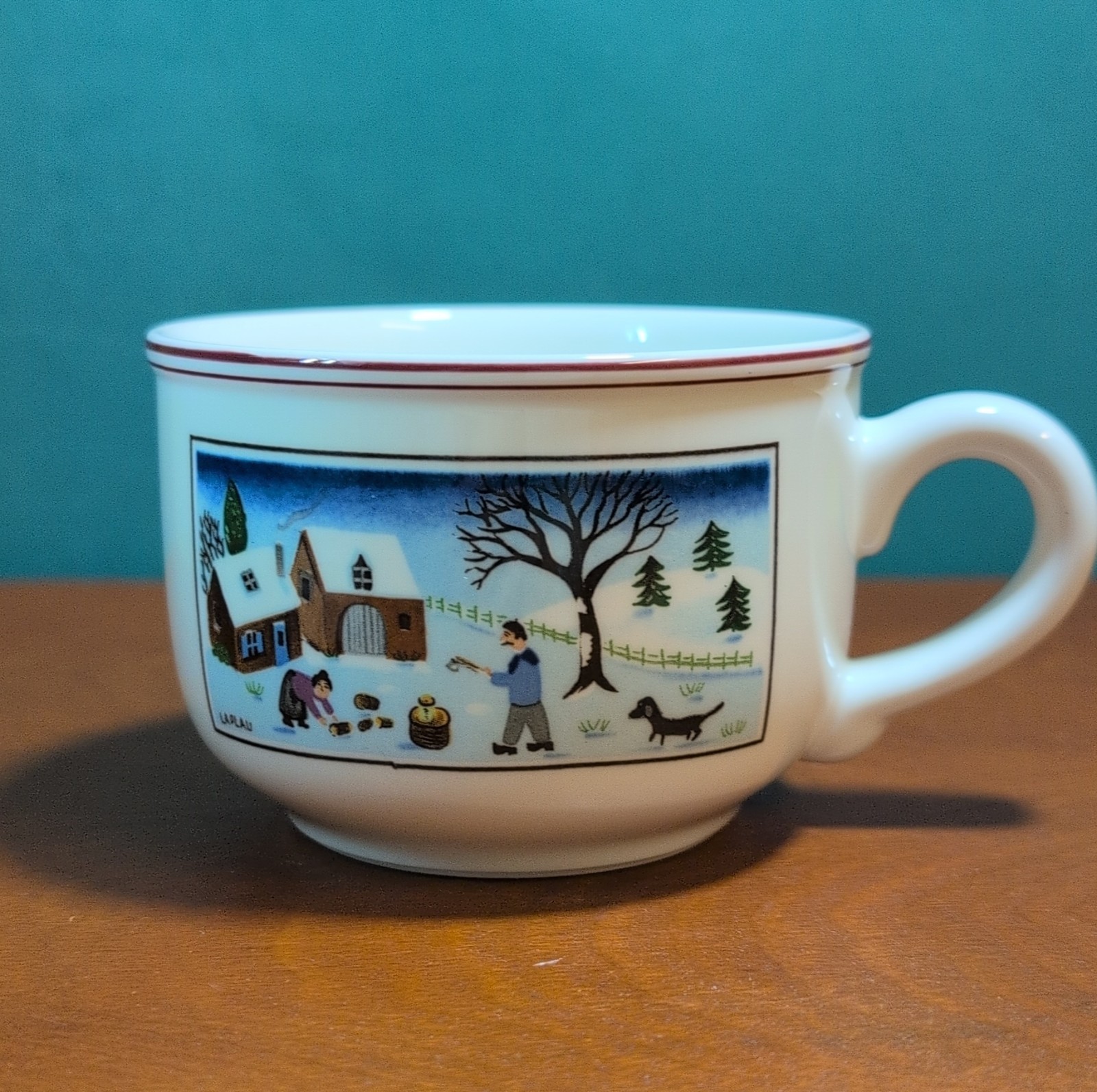Villeroy & Boch Naif Christmas Porcelain Mug Luxembourg Dishwasher Safe