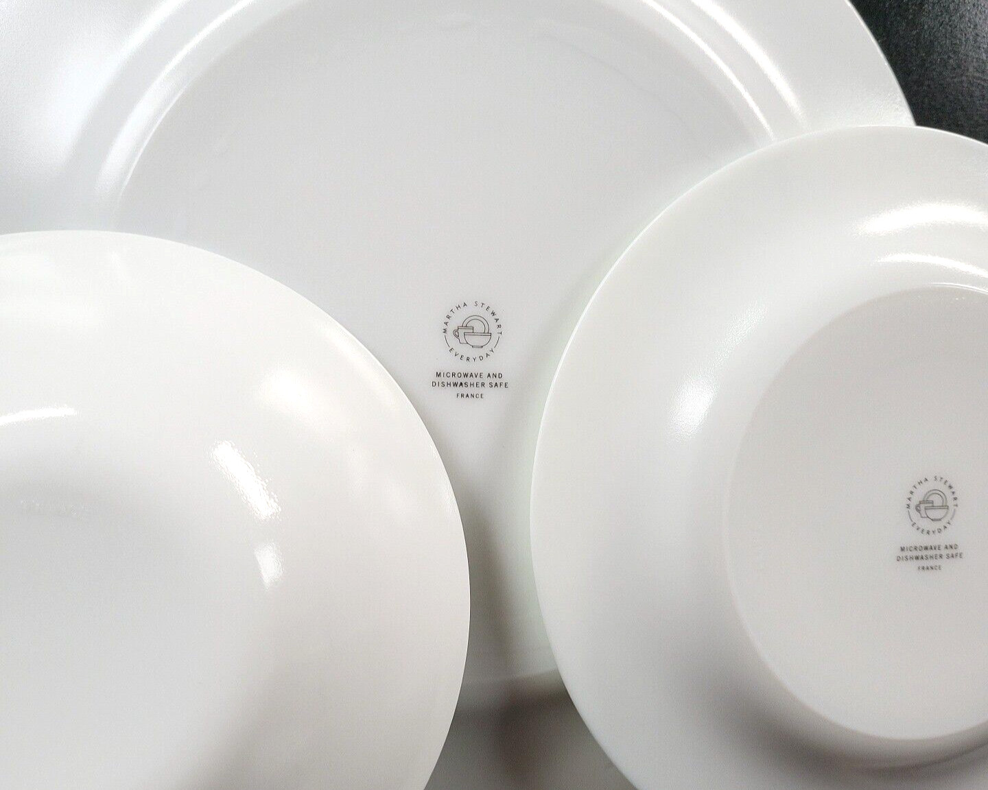 15 Pc Martha Stewart Everyday Green Leaves Plates Bowls Set MSE France Dish Lot