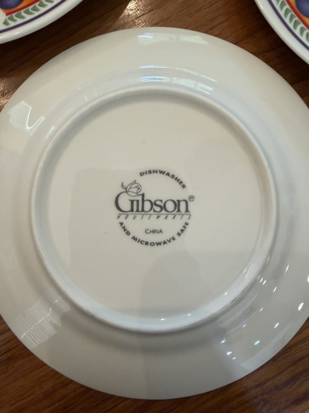 4 Gibson Sun Salad/Dessert Plate 7.5 Inches VTG 90’s Celestial EUC