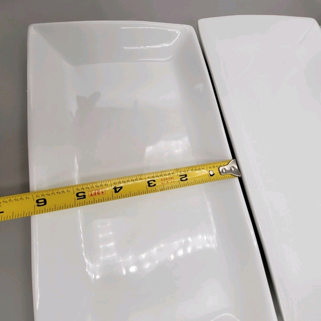 PTS International B.Smith 3 Pc Rectangle Serving Dishes. Heavy, Nice Quality.