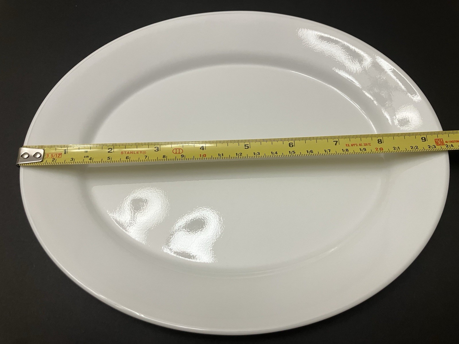 Corelle by Corning Winter Frost White Small Oval 9.5”x7.75” Serving Platter HTF