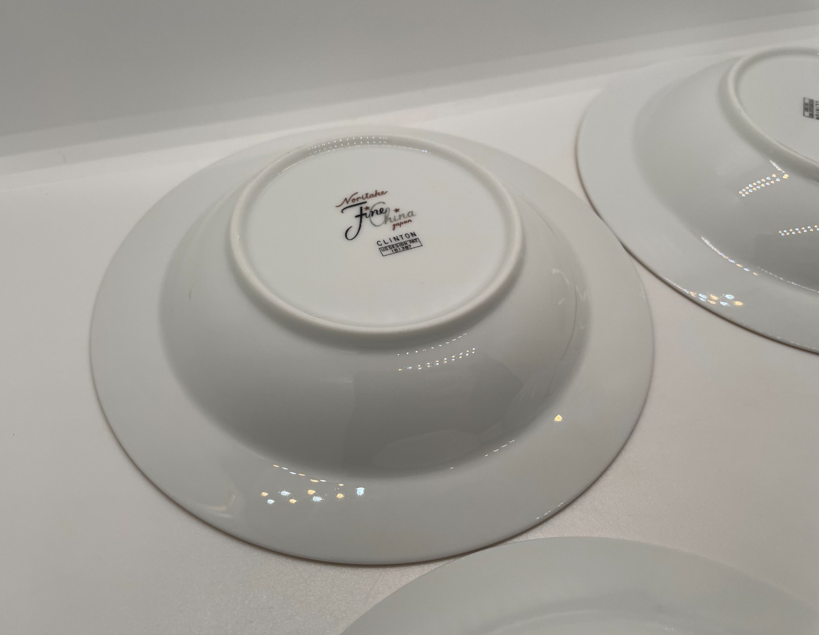 Noritake “Clinton” 6 Inch Rimmed Fruit Bowl Set of 4 Great