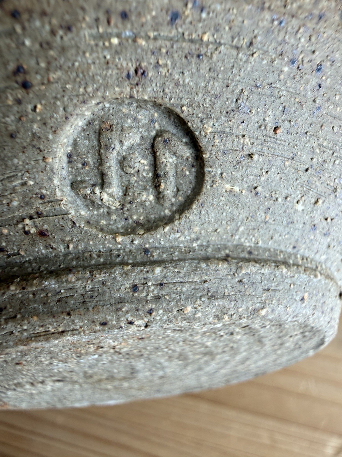Vintage Pottery Ceramic Bowl w/ Makers Mark Matcha Tea Bowl Home Decor