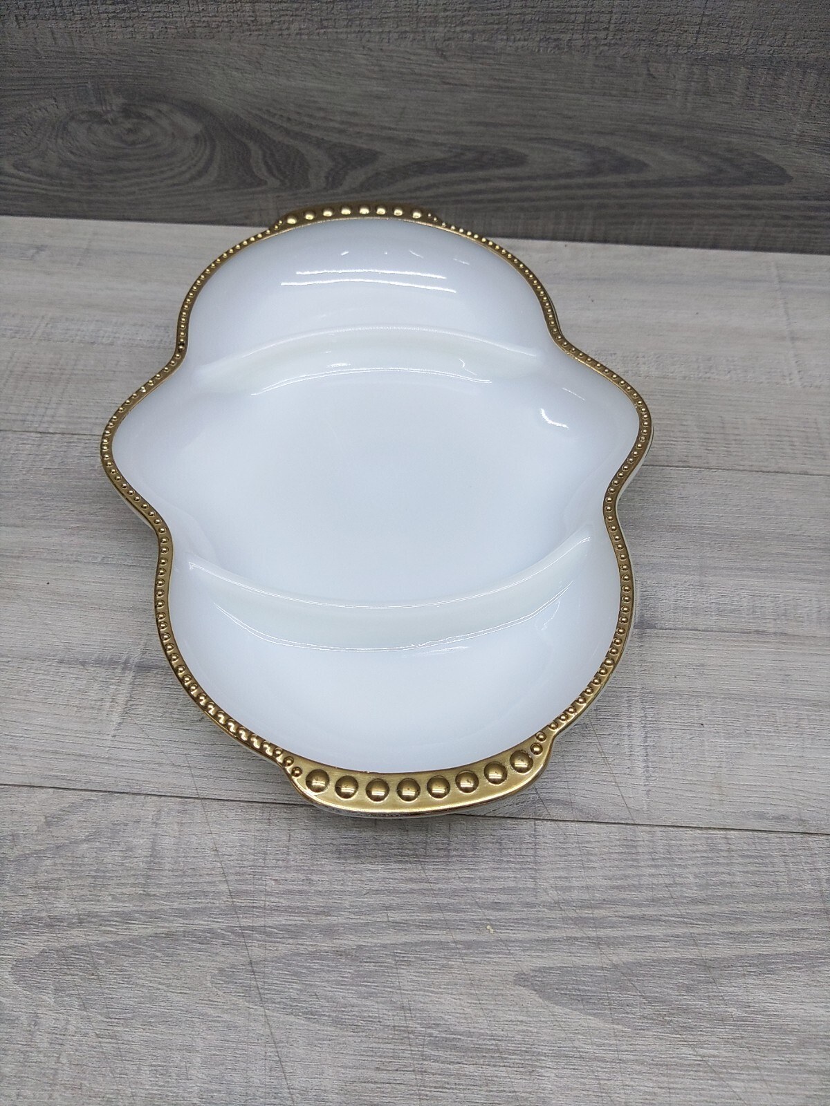 Fire King Relish, Divided Plate 11″ x 7 1/2″. Very Nice