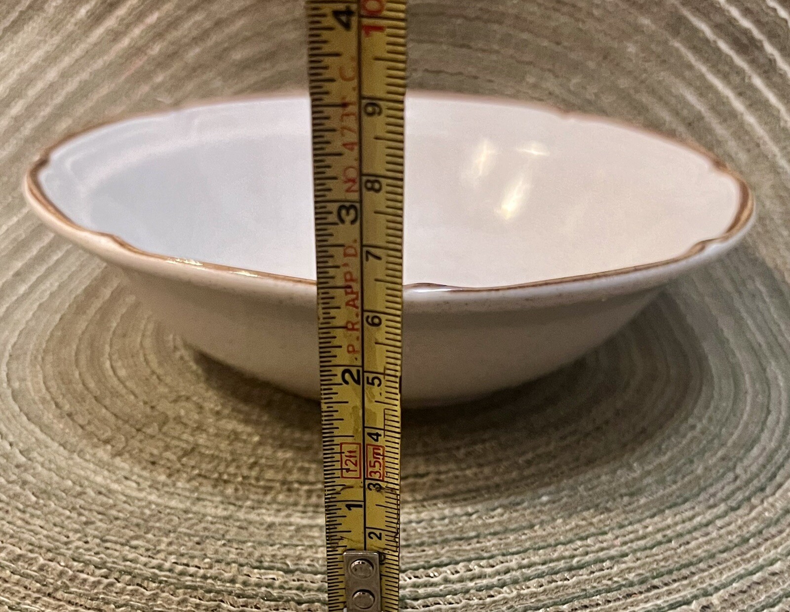 Hearthside Stoneware Autumn Fair Baroque Japan Soup Bowl 6.5in Vintage Set of 2