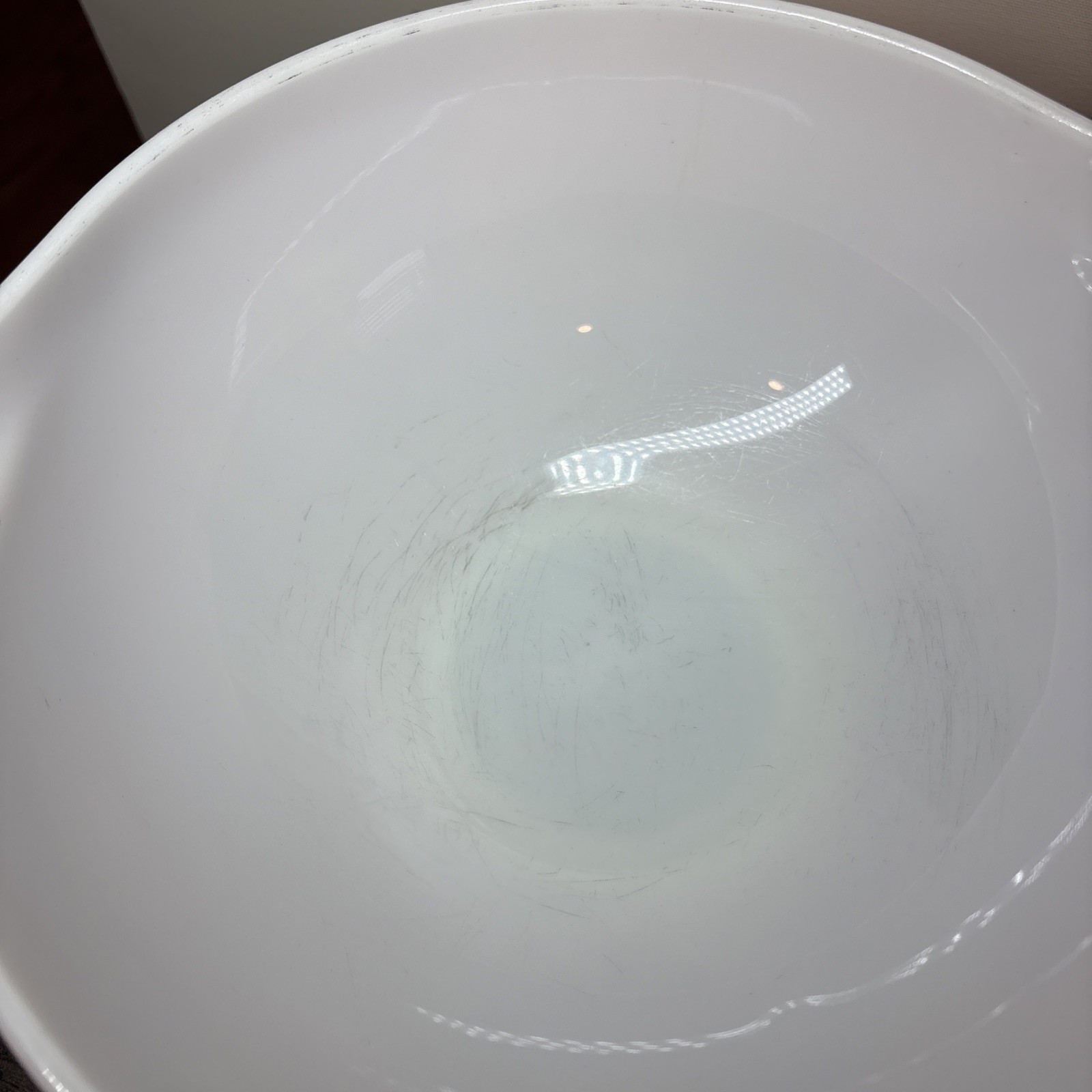 Pyrex Pink Gooseberry Cinderella Mixing Bowl 444 4QT Nesting Bowl Vintage