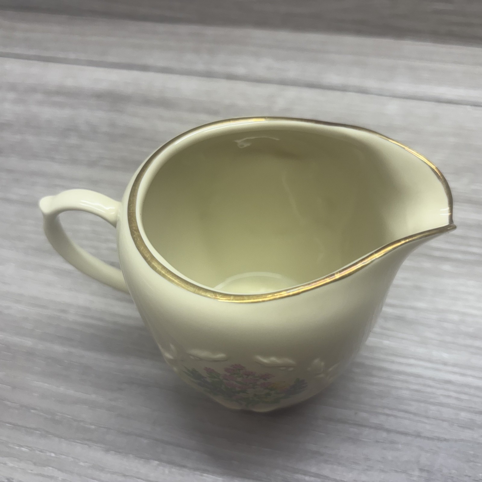 1995 Lenox Spice Garden Creamer & Sugar Bowl with Lid Y0011