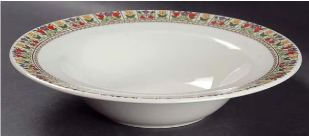 Select Royal Doulton Fireglow BOWL: Rim Soup 8″ or Coupe Cereal 6.75″