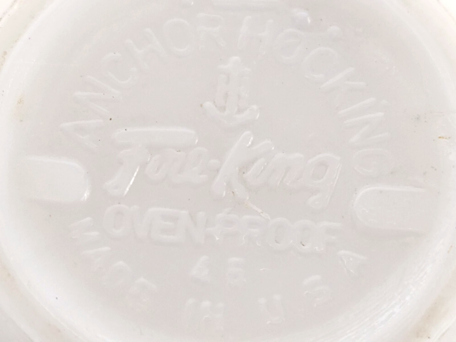 Cardimal Birds Fire King Mug EASTER Anchor Hocking Milk Glass Vtg Coffee Tea Cup