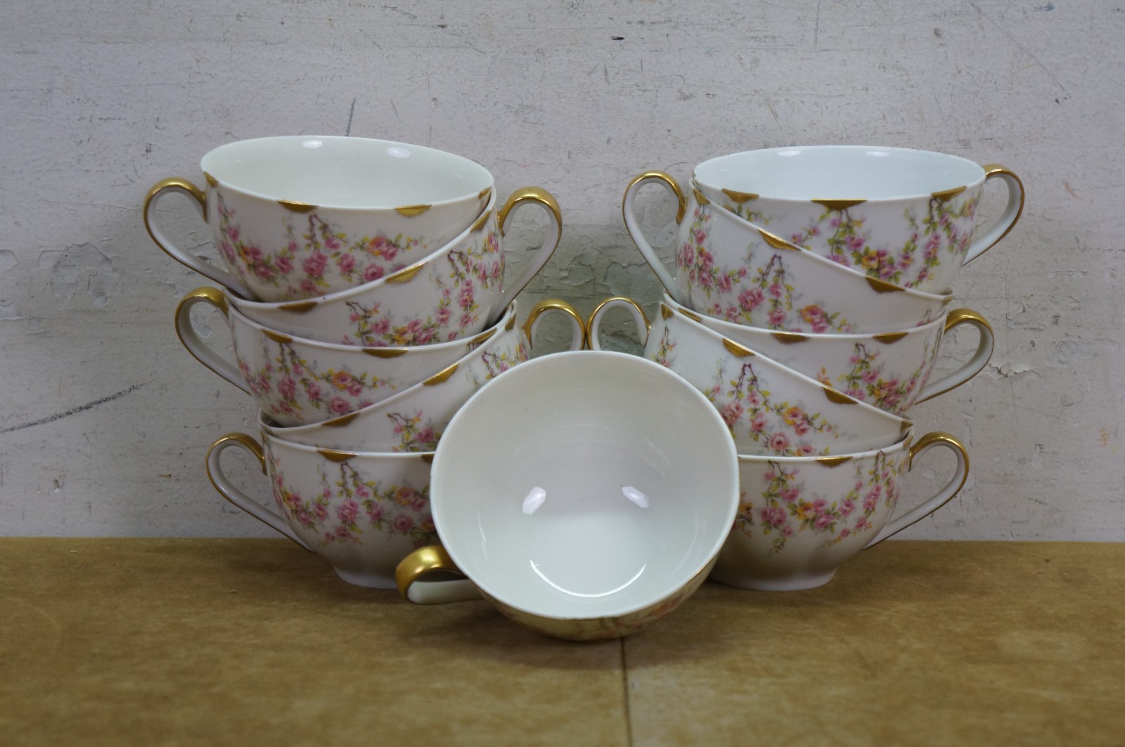 77 Pc Theodore Haviland American New York Vareene Rose China Dinnerware Set