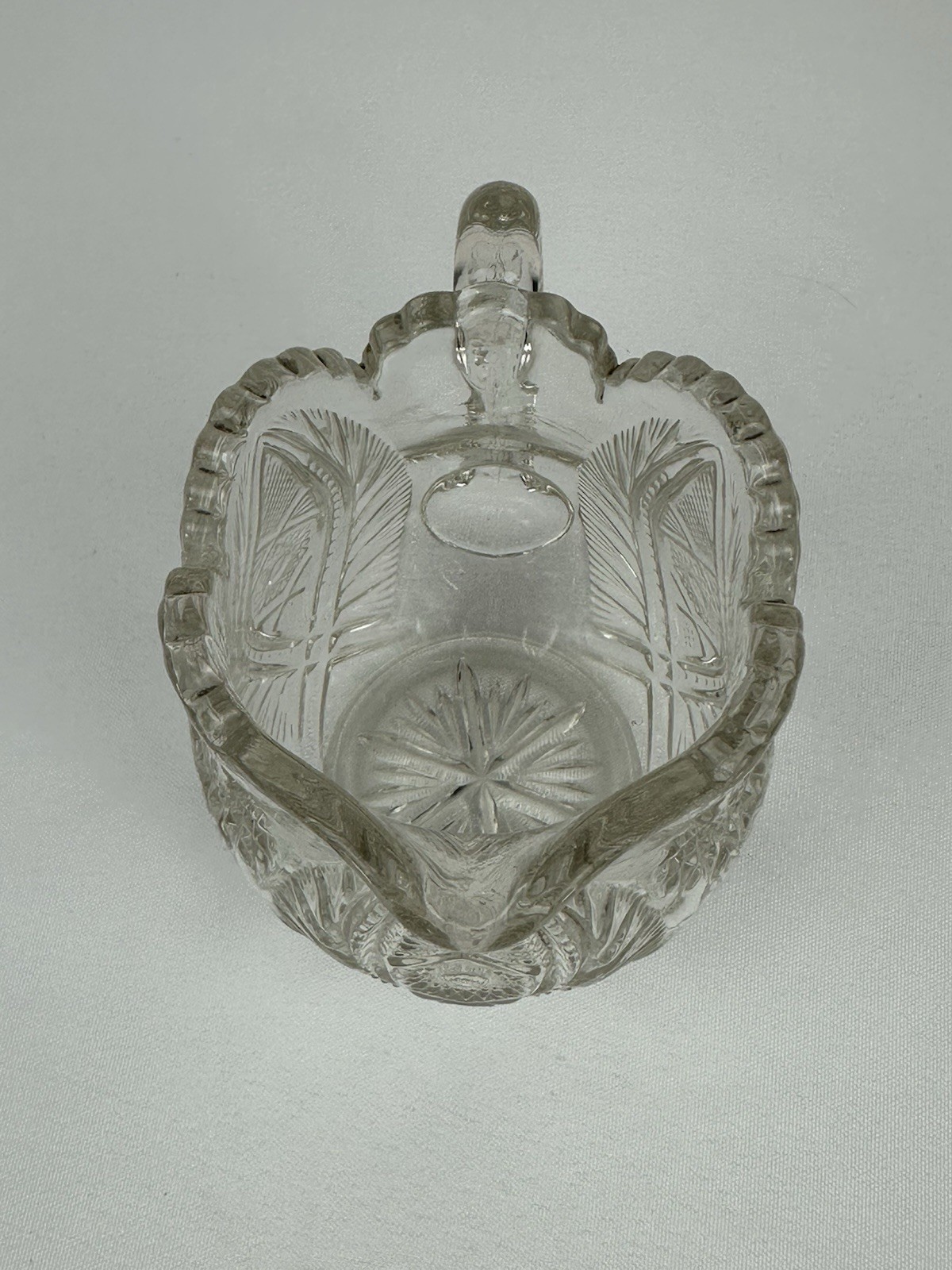 EAPG Westmoreland #228 Atlanta Star and Plume Glass Creamer